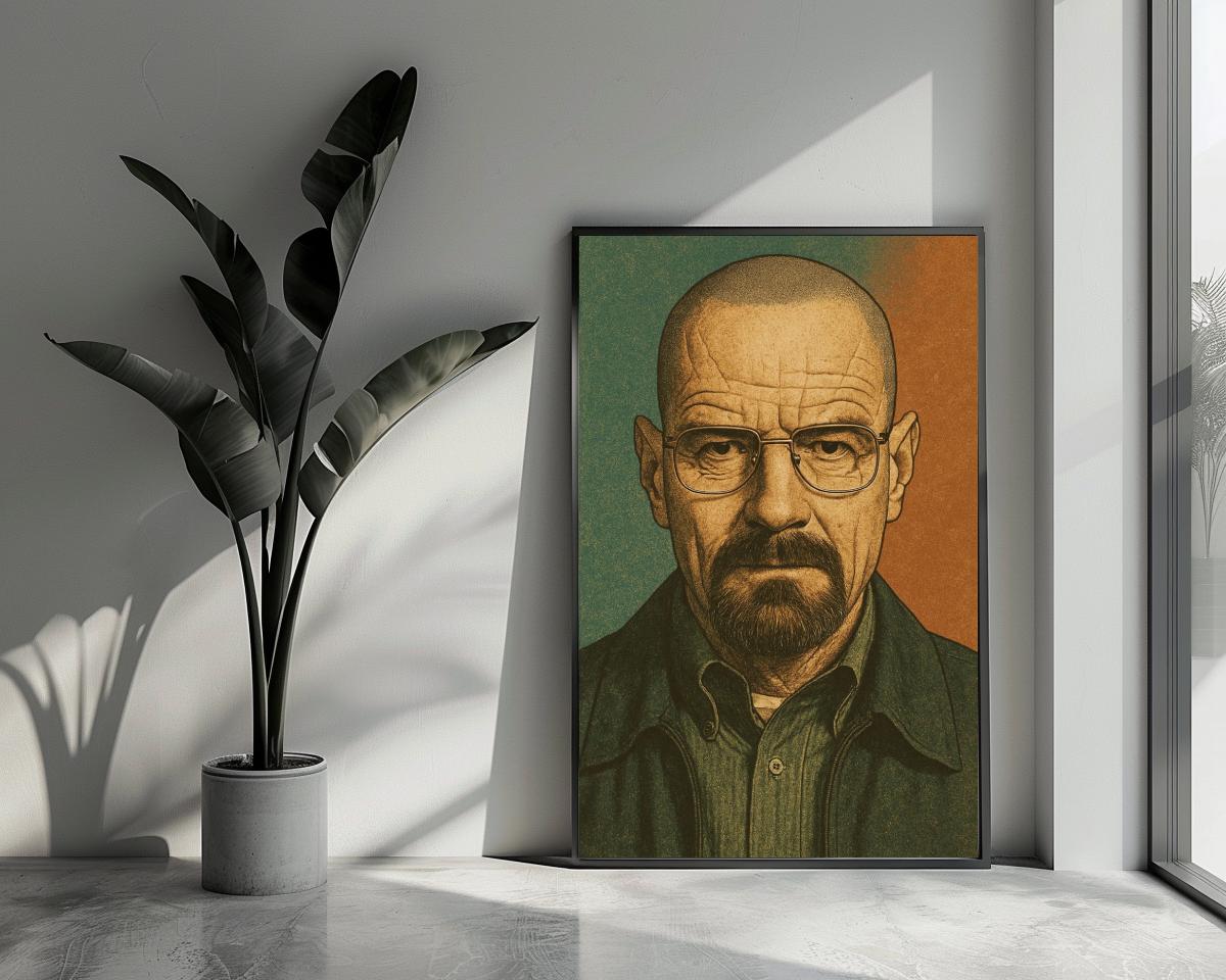 Walter White Breaking Bad poster van 25 Artstreet