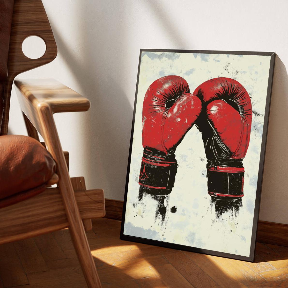 Boxing Vintage poster sfeerbeeld 1