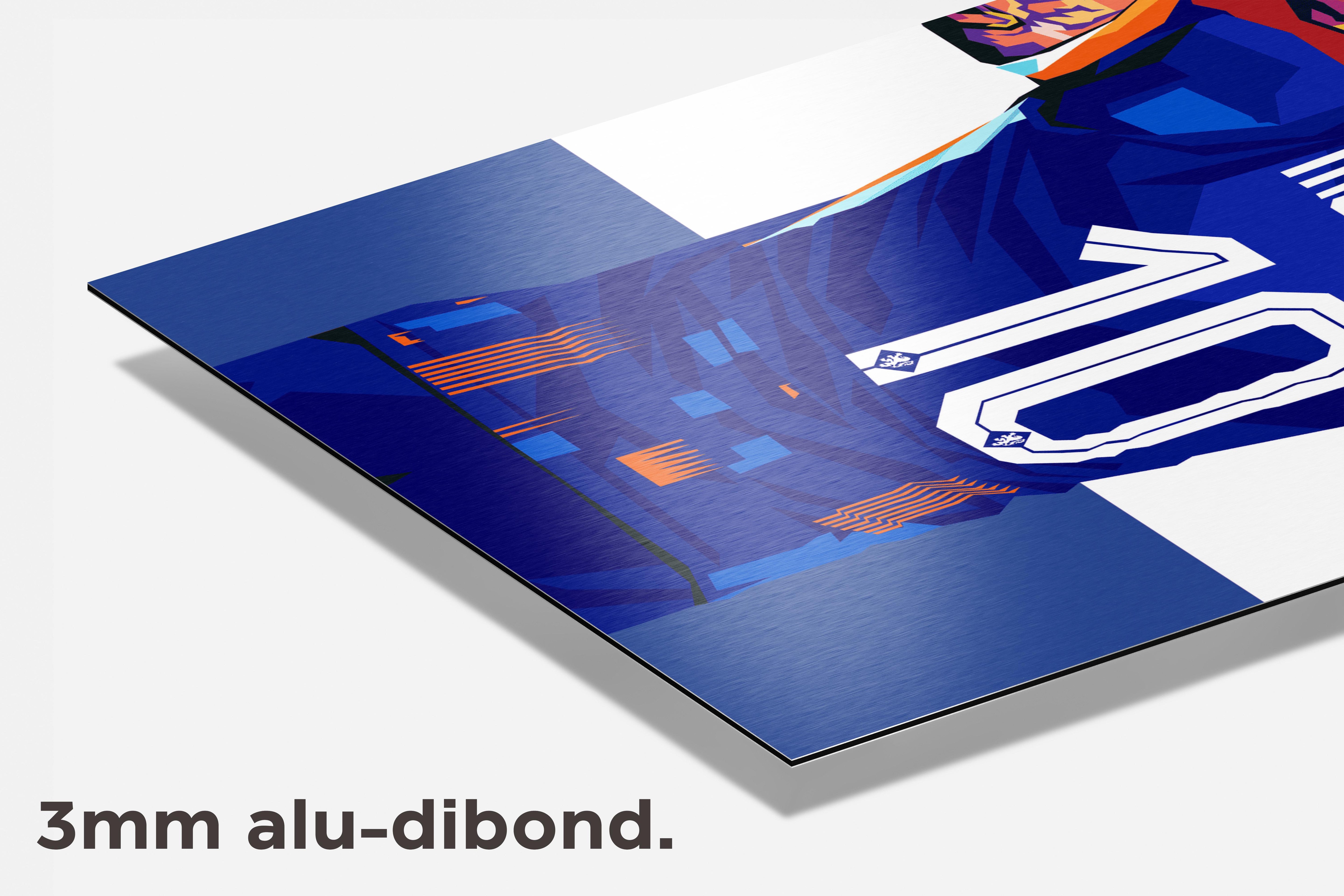 Memphis Depay Art dibond detail