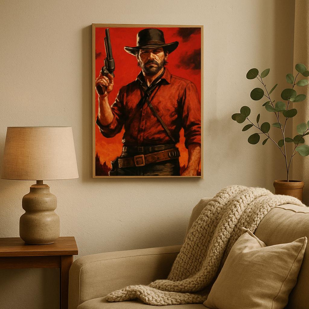 Arthur Morgan Red Dead Redemption 2 poster sfeerbeeld 2