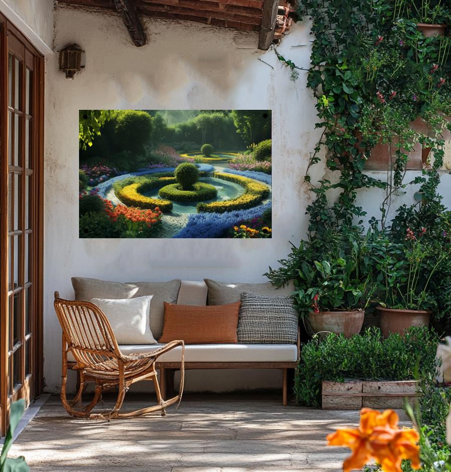 Tuinposter Doolhof van 25 Artstreet