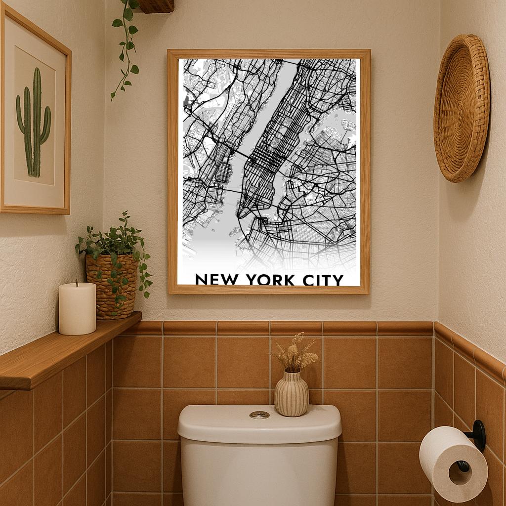 New York USA White poster sfeerbeeld 3