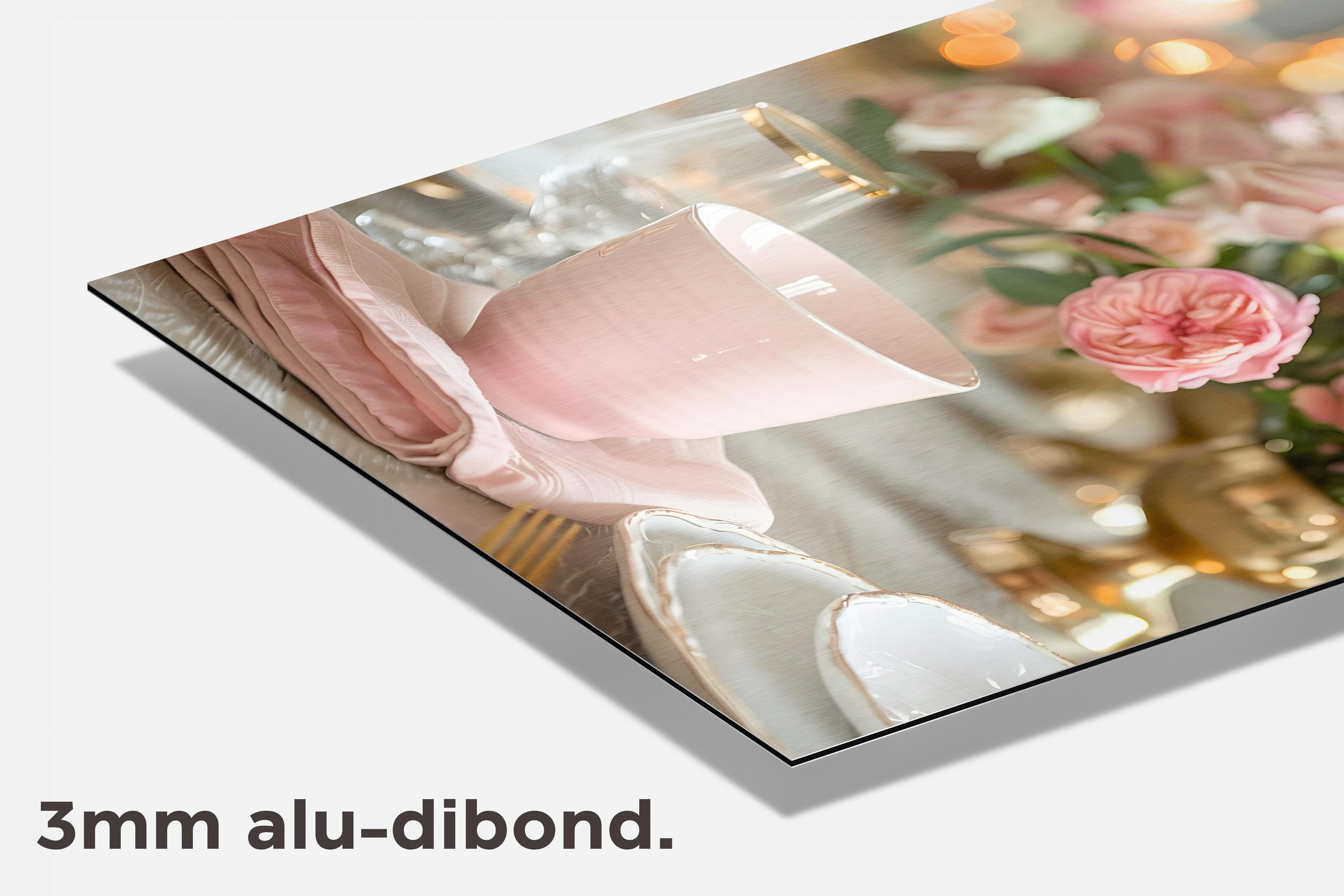 Bloemen Eetkamer dibond detail