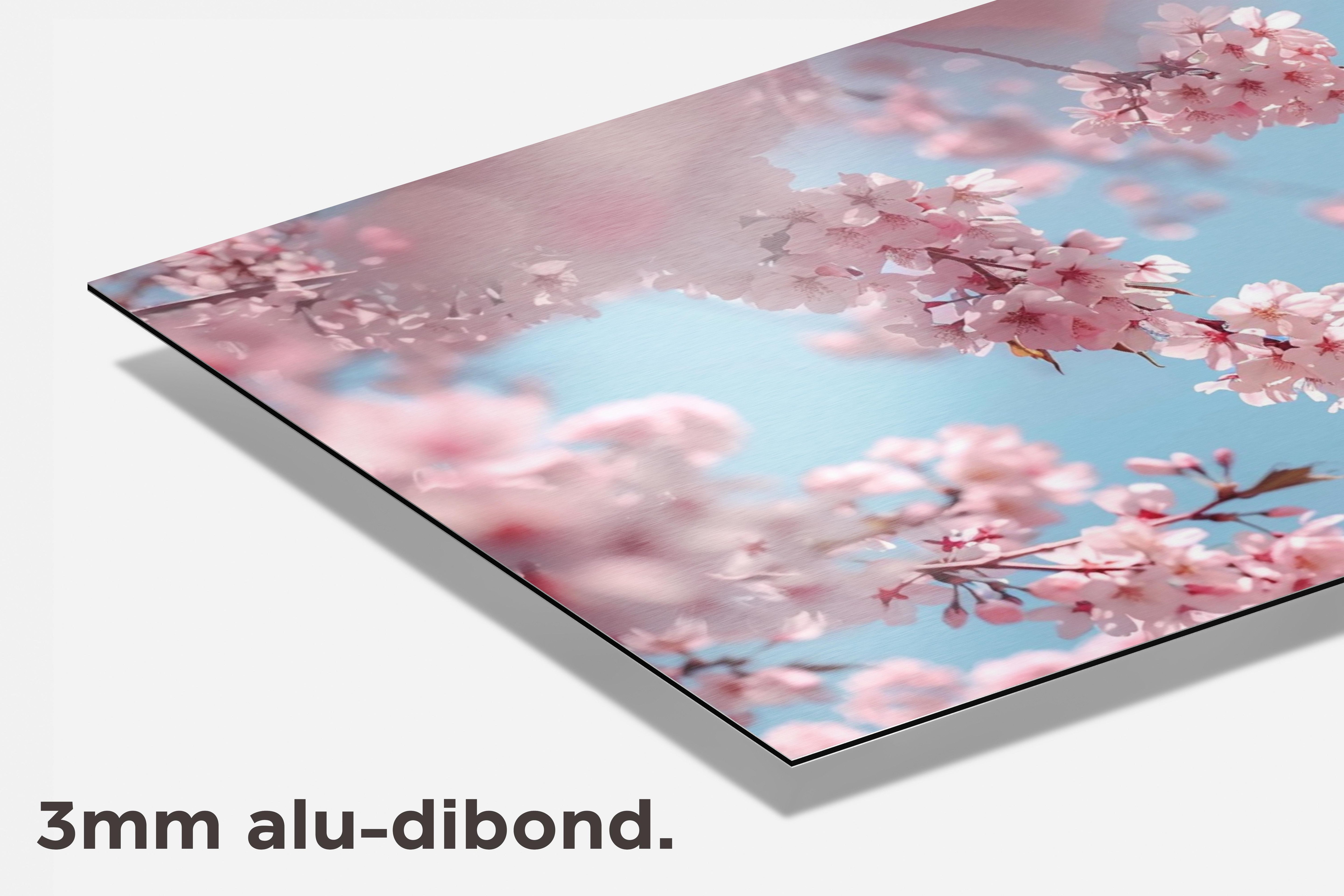 Kersenbloesem dibond detail