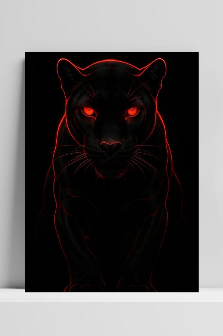 Black Panther im Interieur