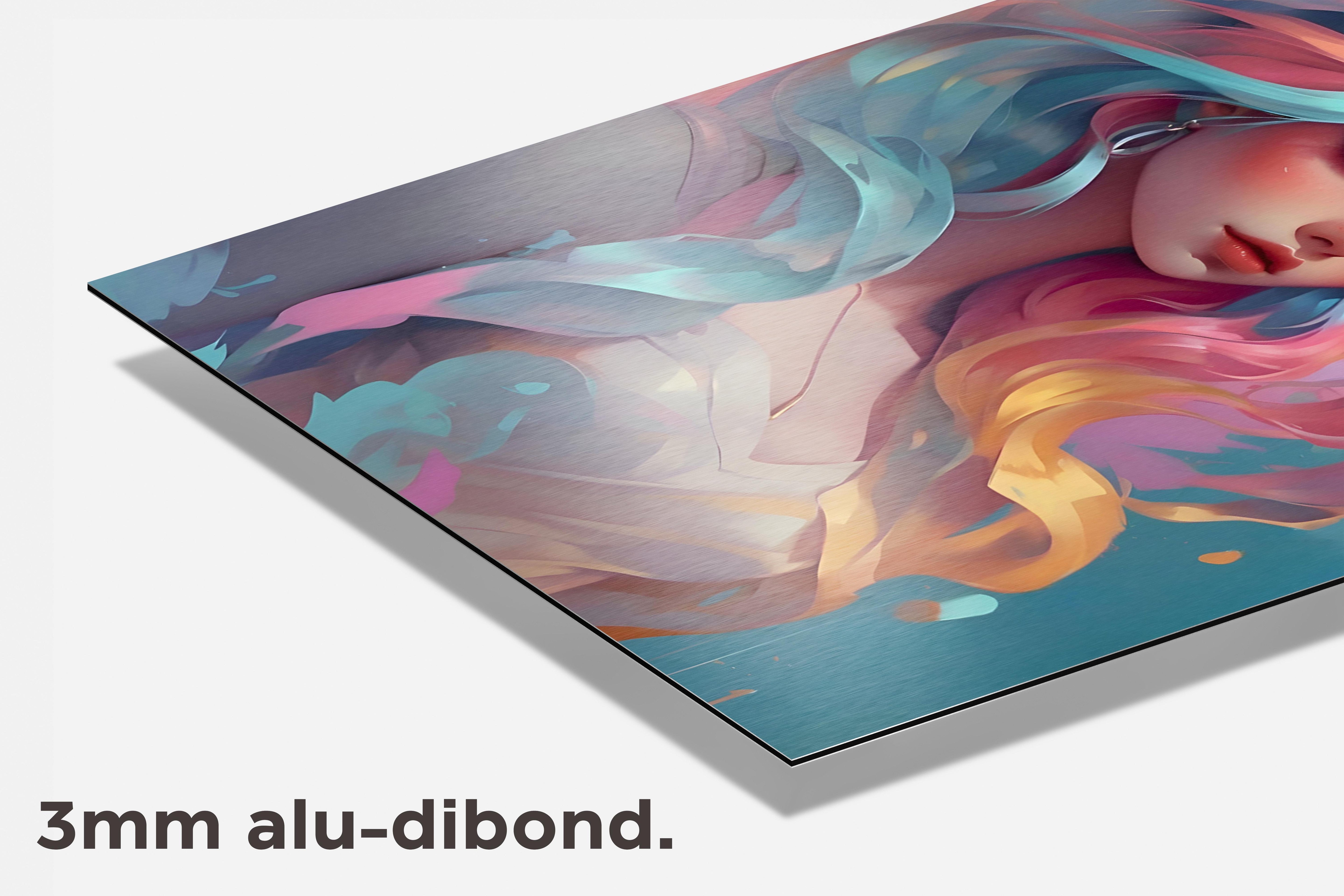 Anime Kleuren dibond detail