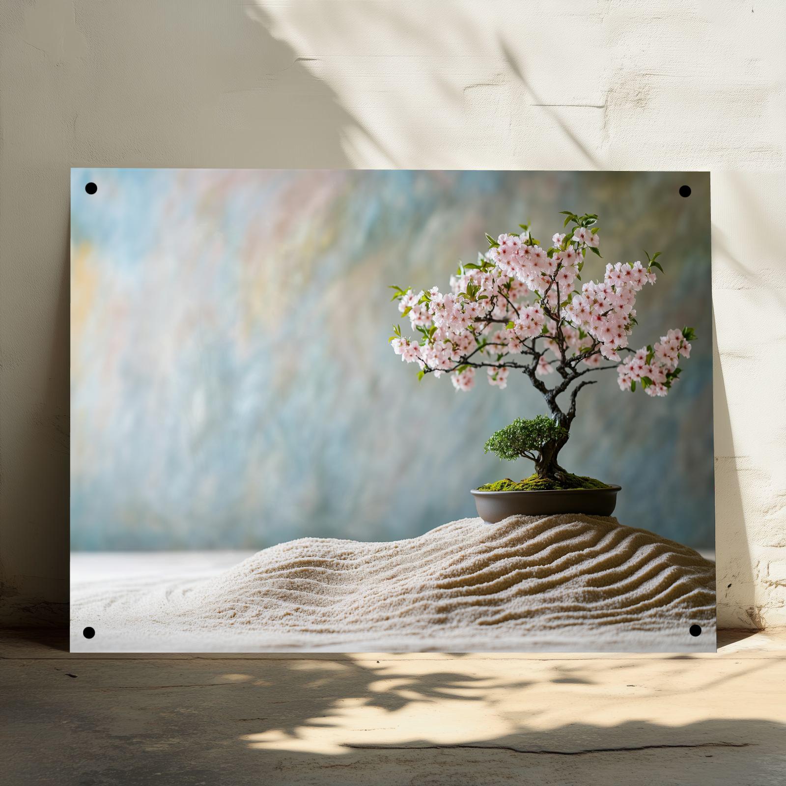 Tuinposter Kersenbloesem sfeerbeeld 3