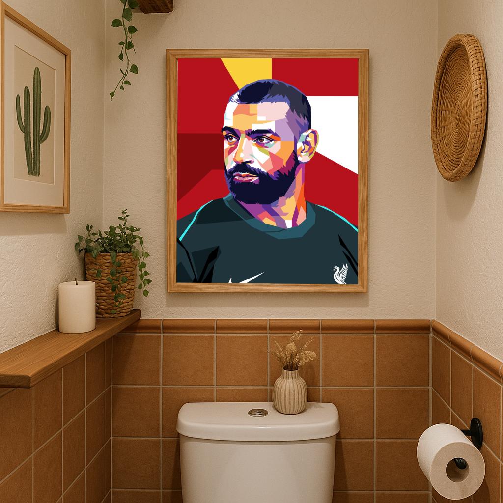Mohamed Salah Red poster sfeerbeeld 3
