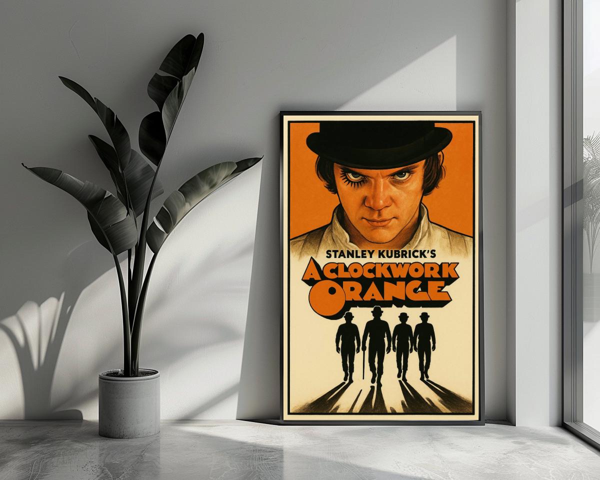 A Clockwork Orange Text poster van 25 Artstreet