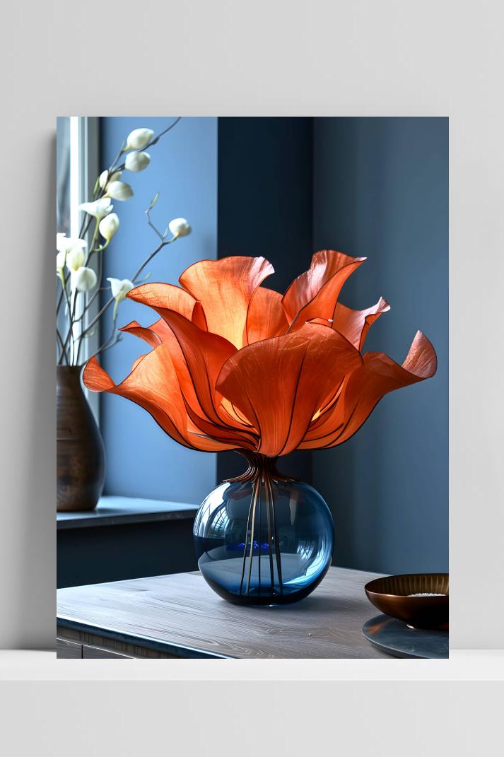 Vaas op 3mm aluminium dibond