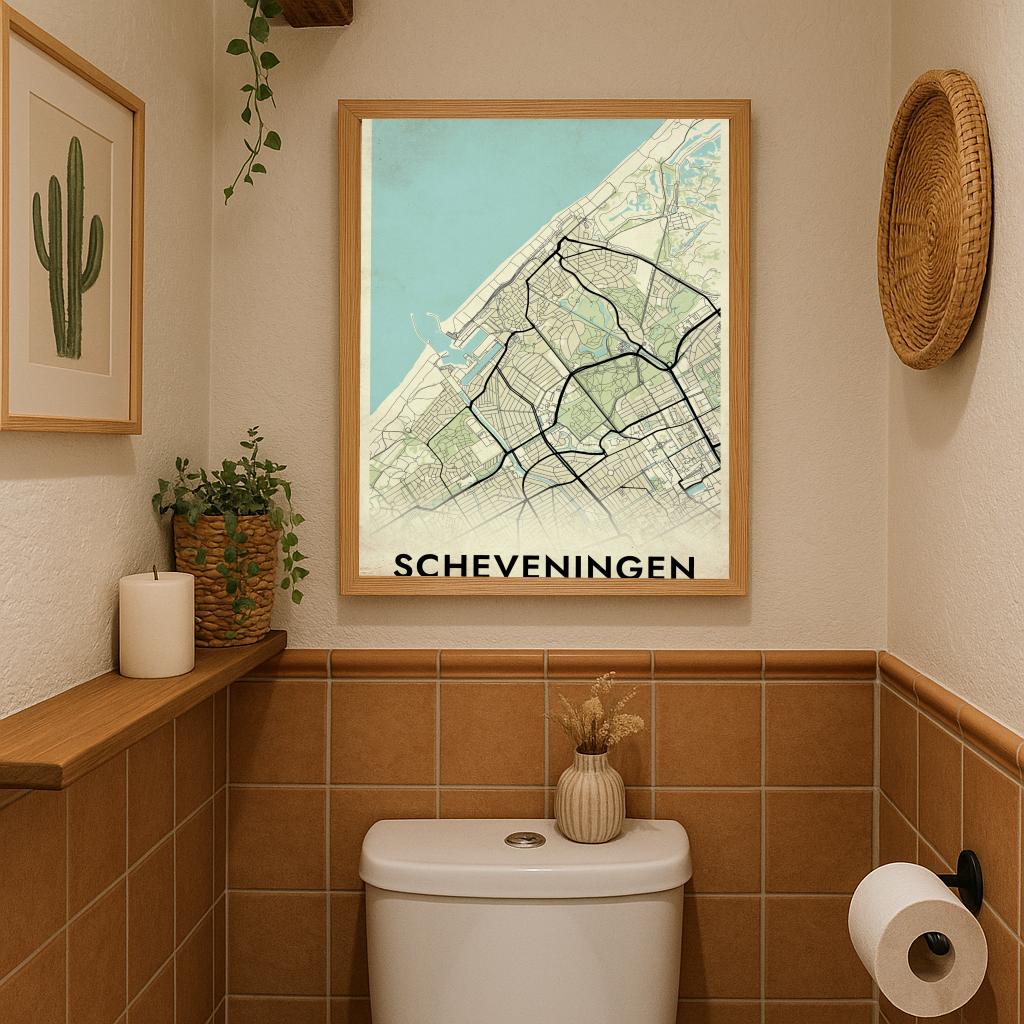 Scheveningen Vintage poster sfeerbeeld 3