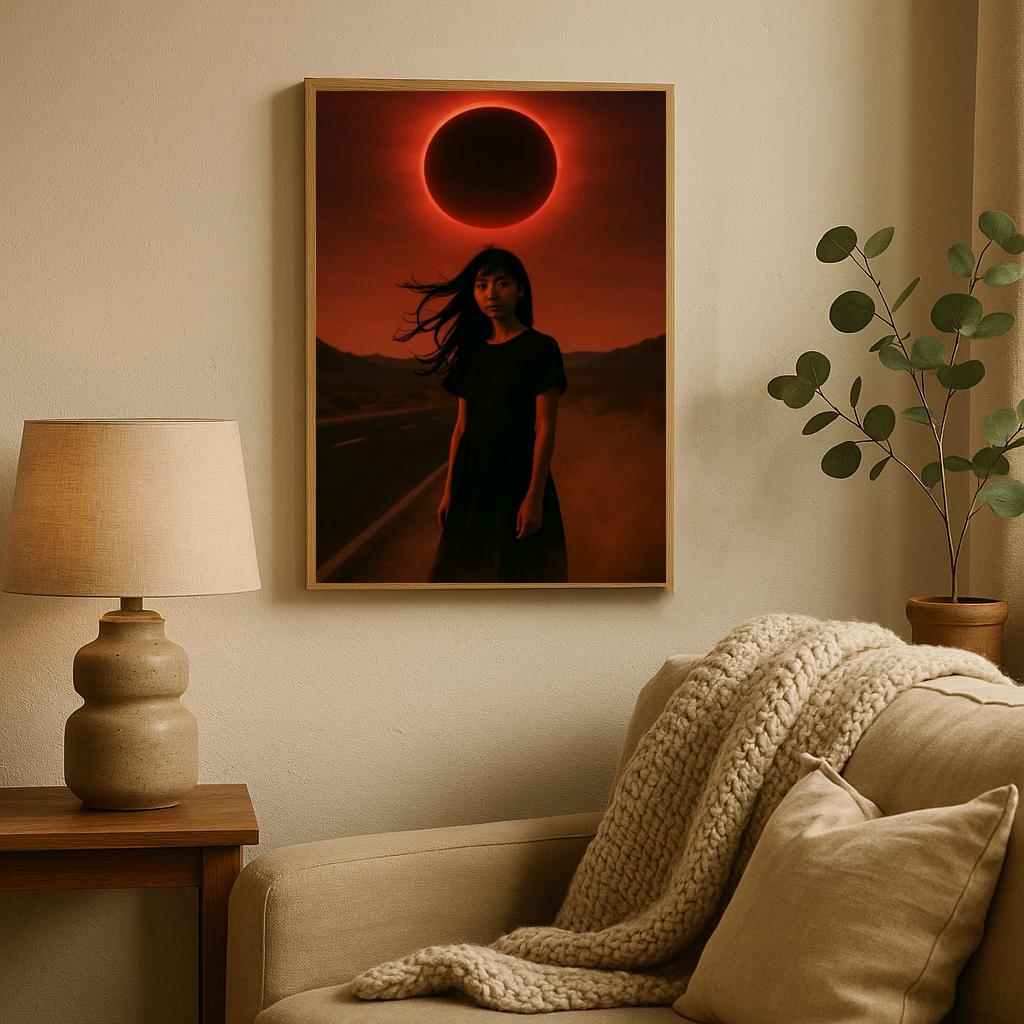 Girl Solar Eclipse poster sfeerbeeld 2