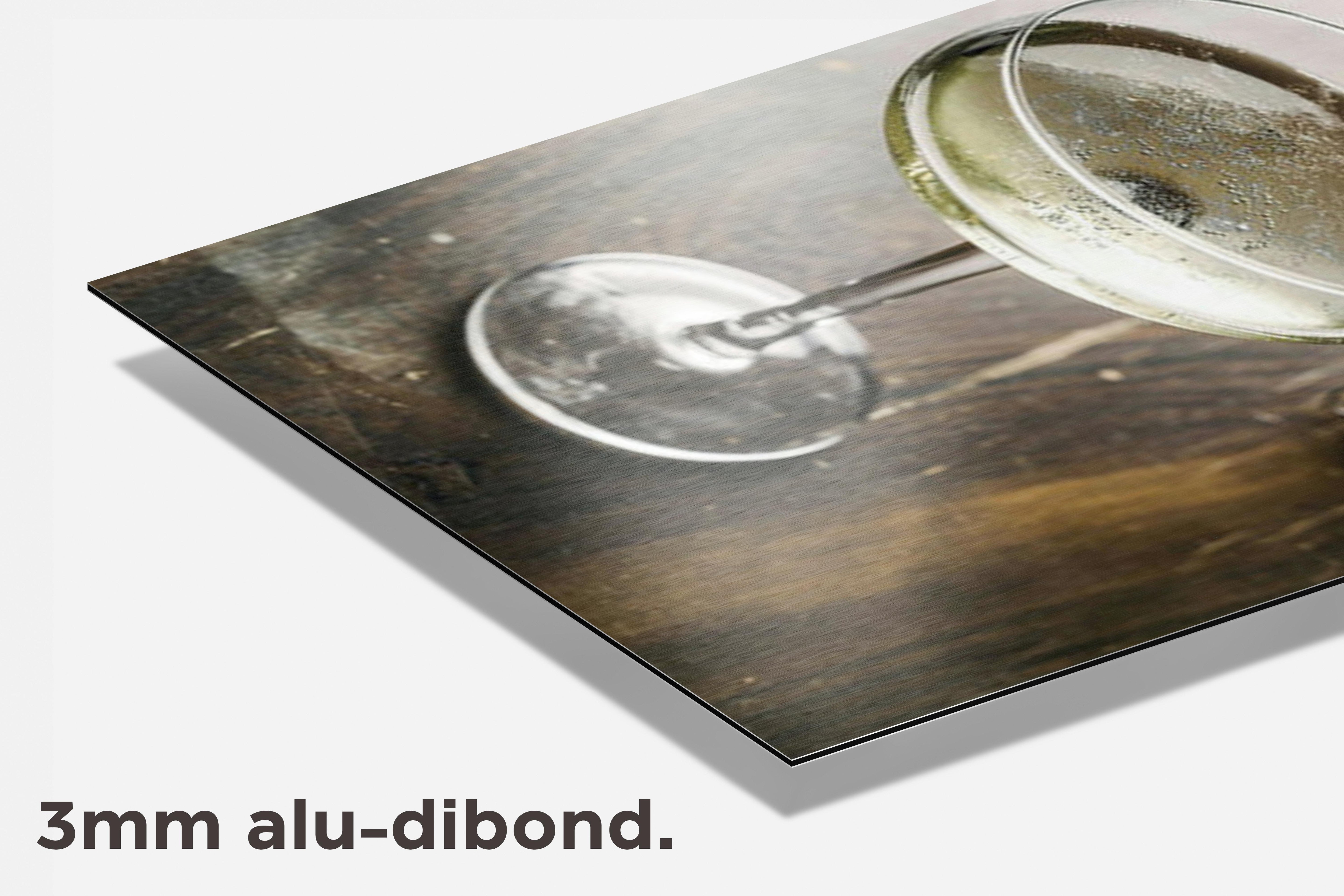 Martini Drank dibond detail