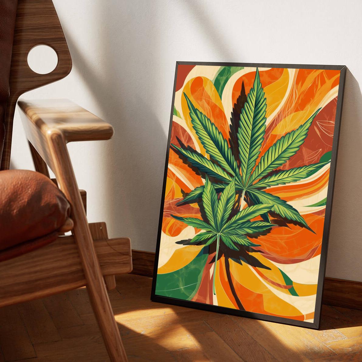 Cannabis dans un intérieur