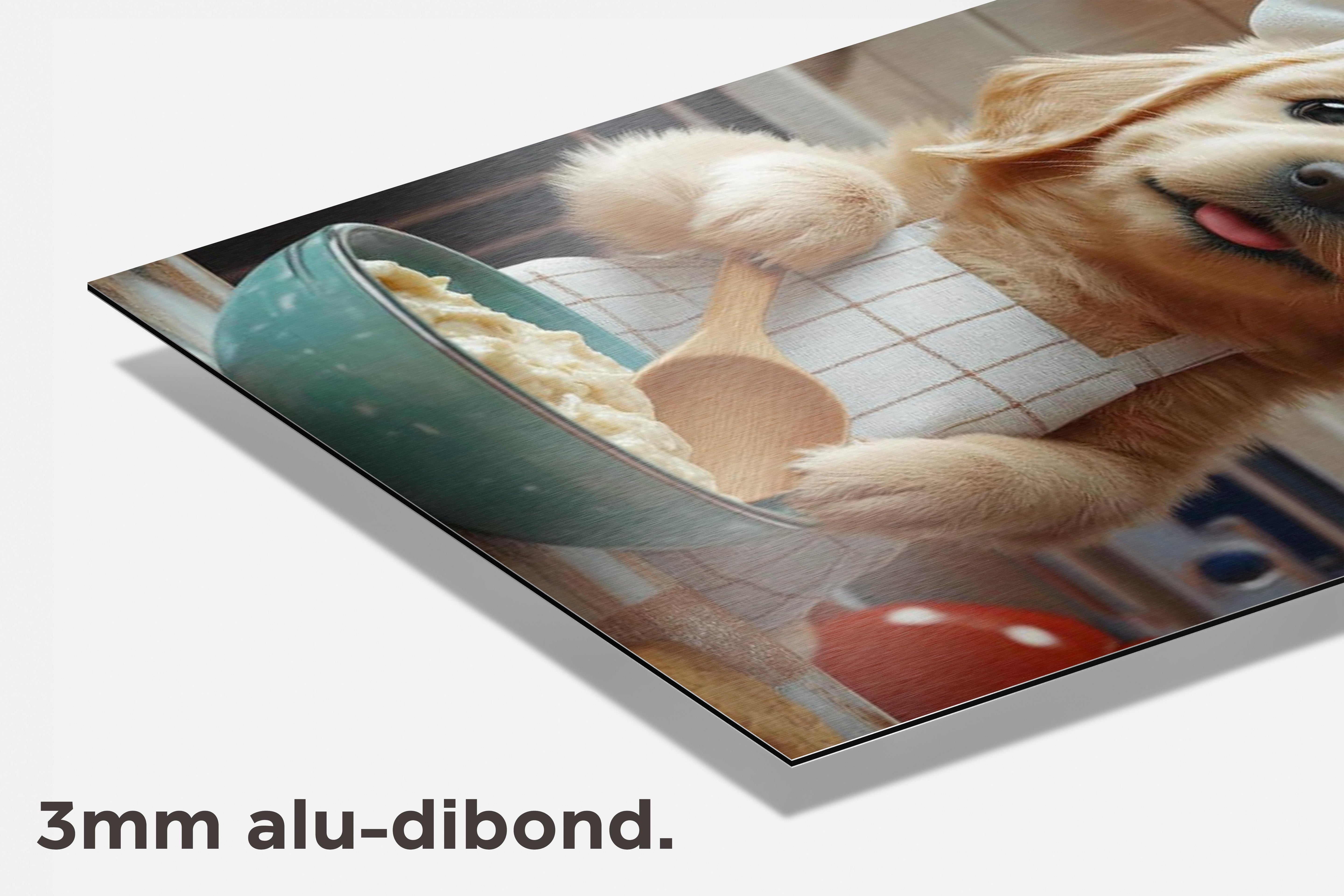 Puppy dibond detail