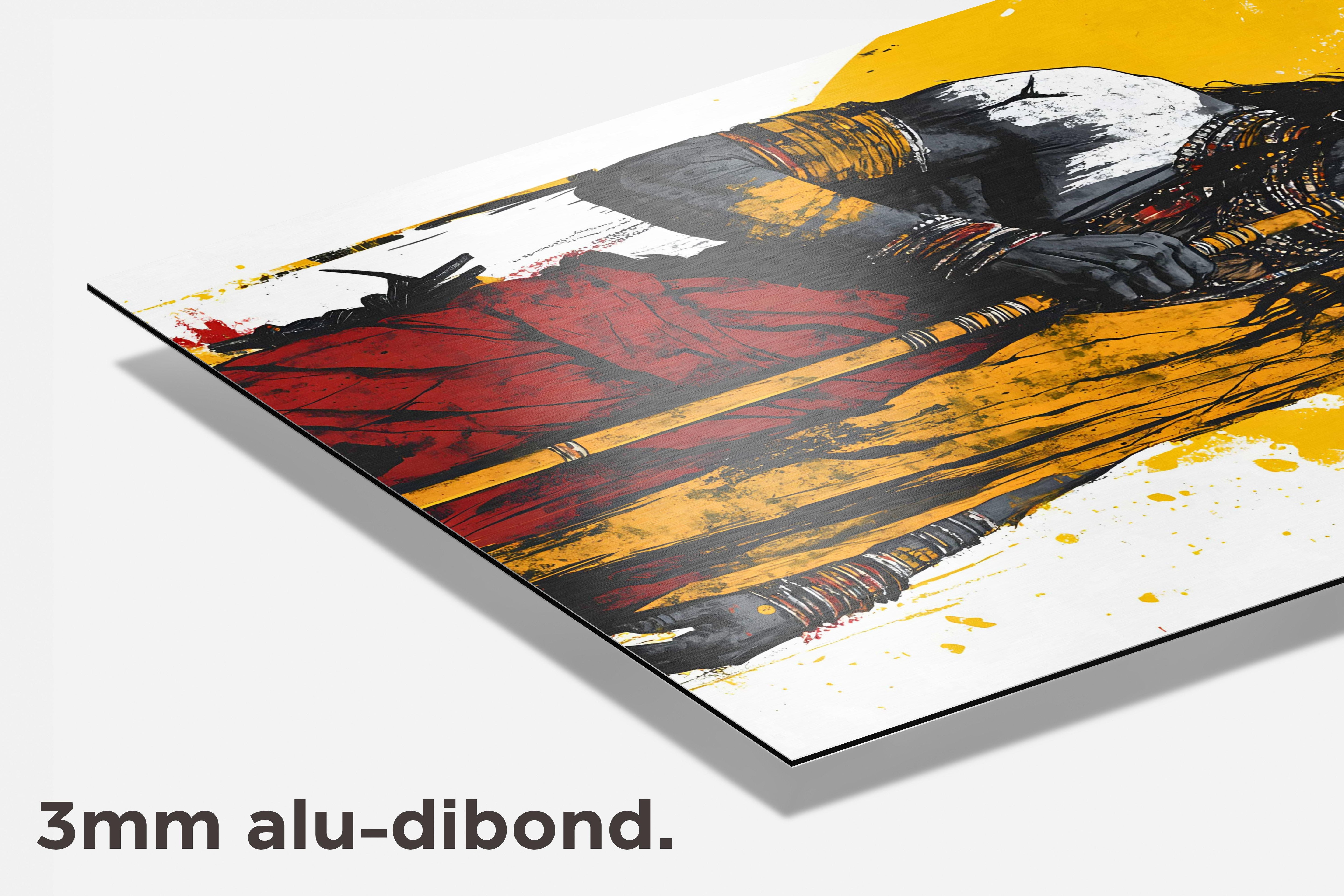 Sjamaan dibond detail