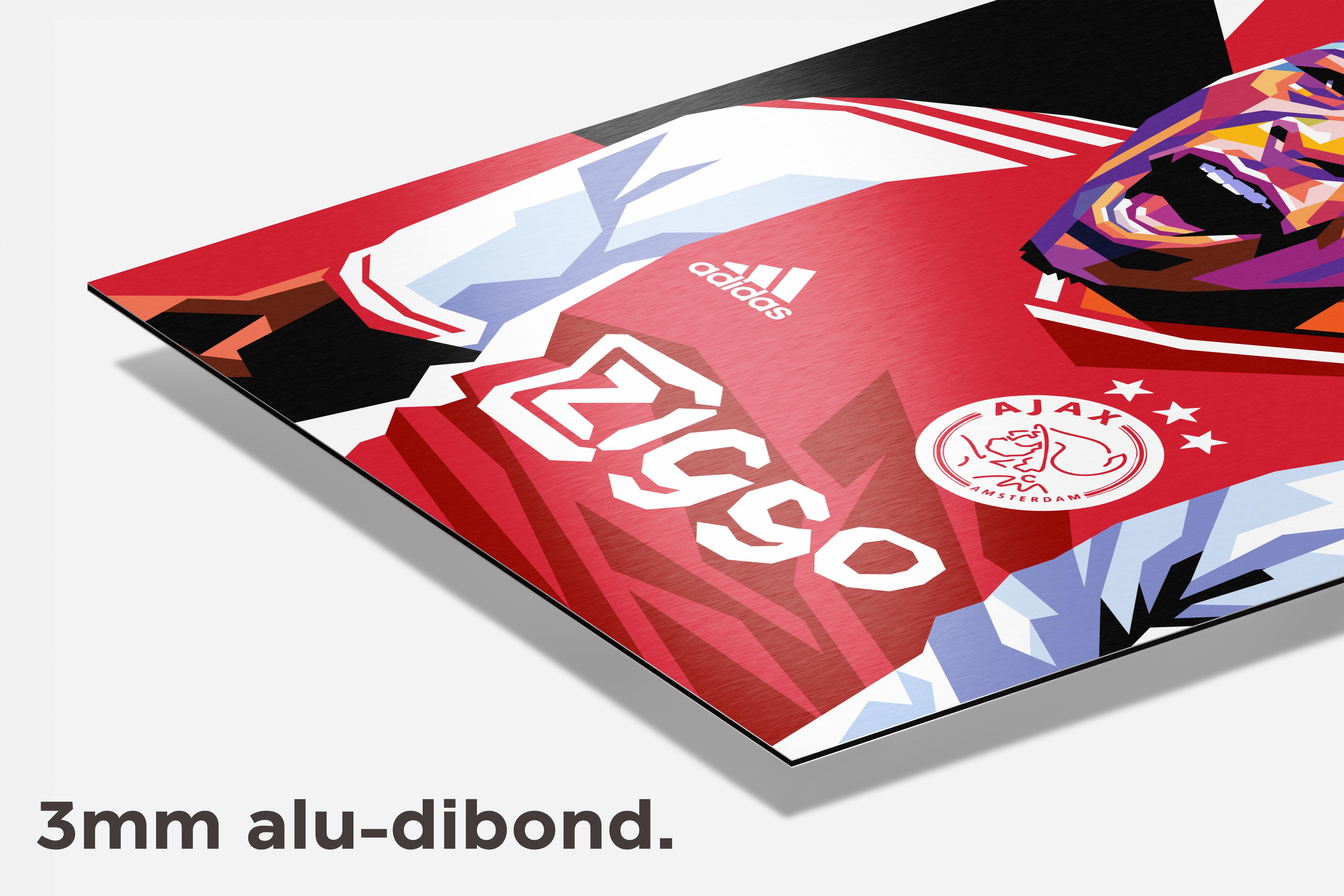 Brian Brobbey dibond detail