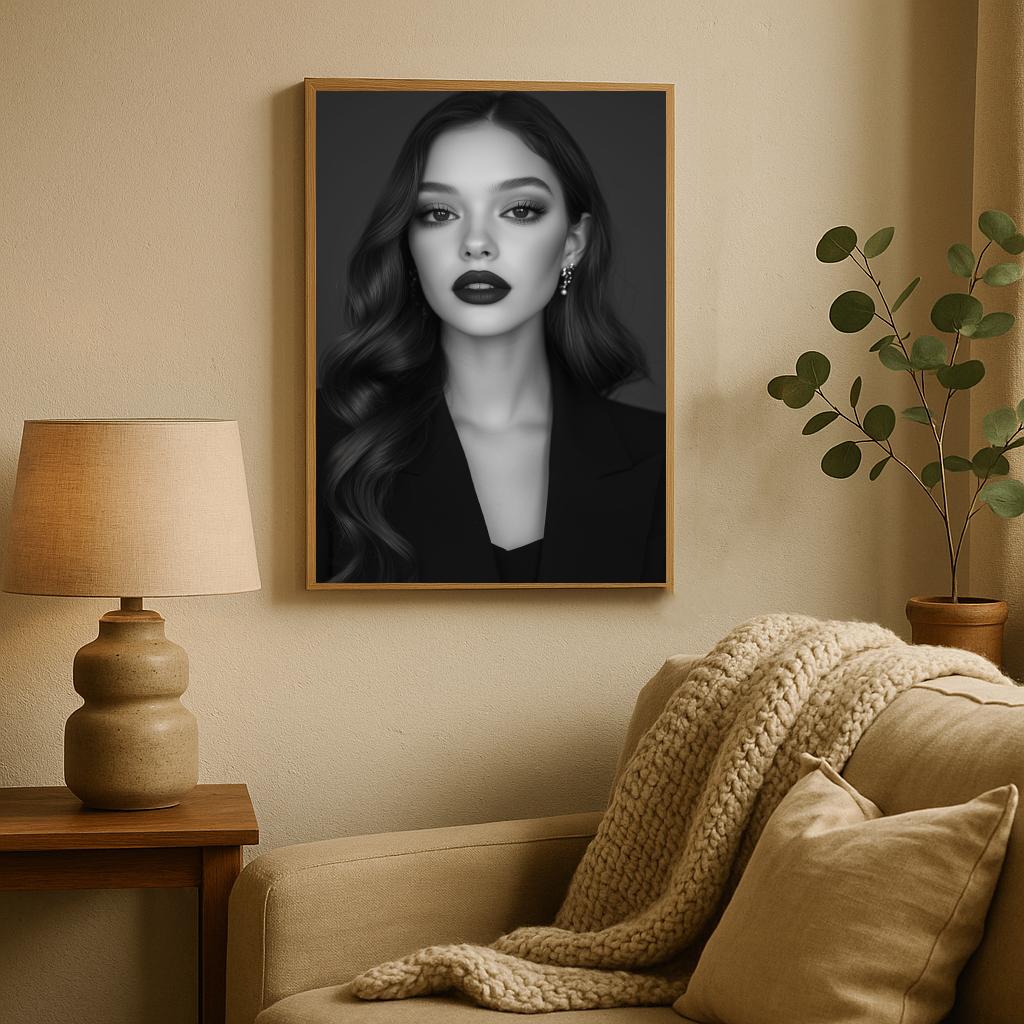 Olivia Rodrigo B&W poster sfeerbeeld 2