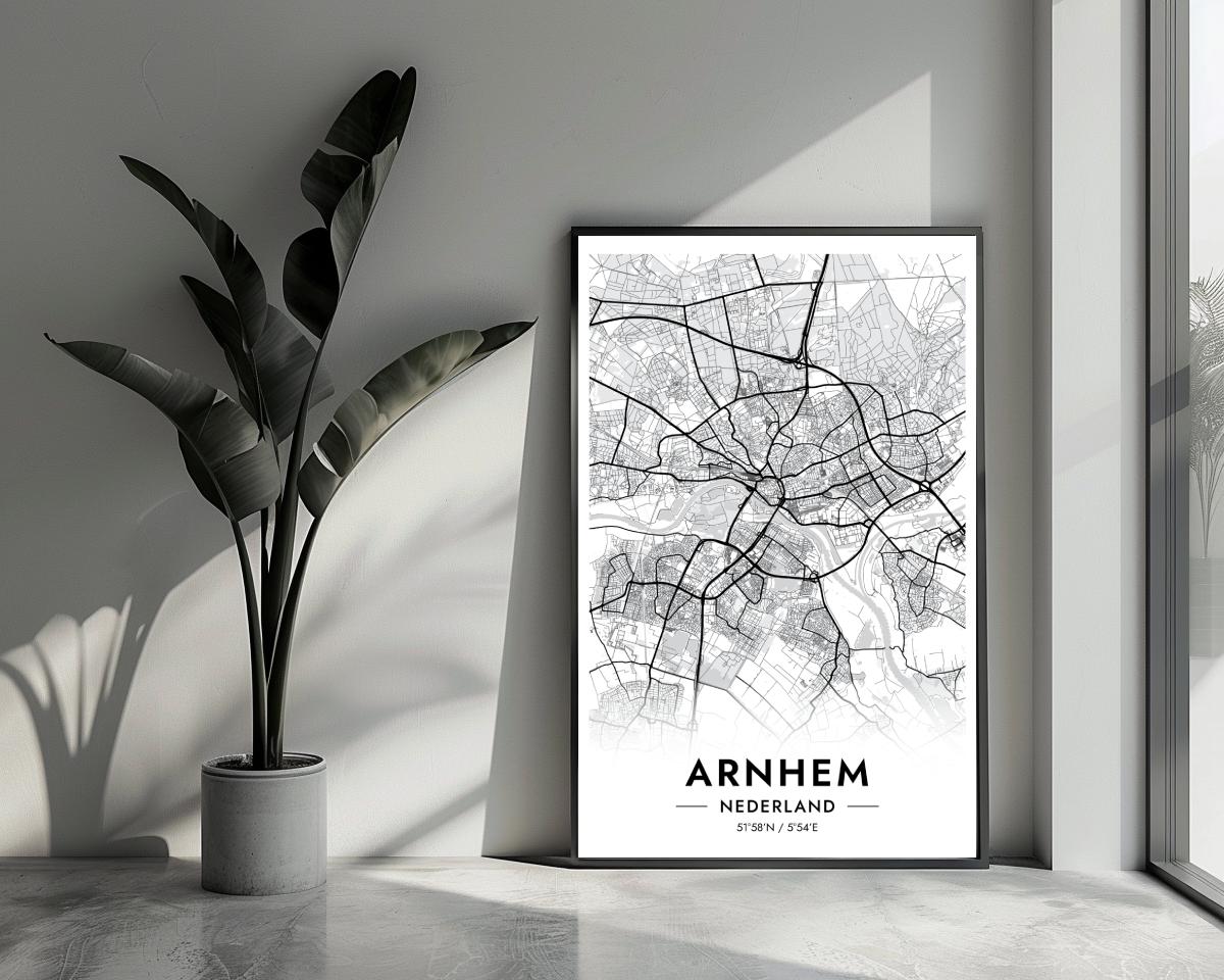 Arnhem Wit poster van 25 Artstreet