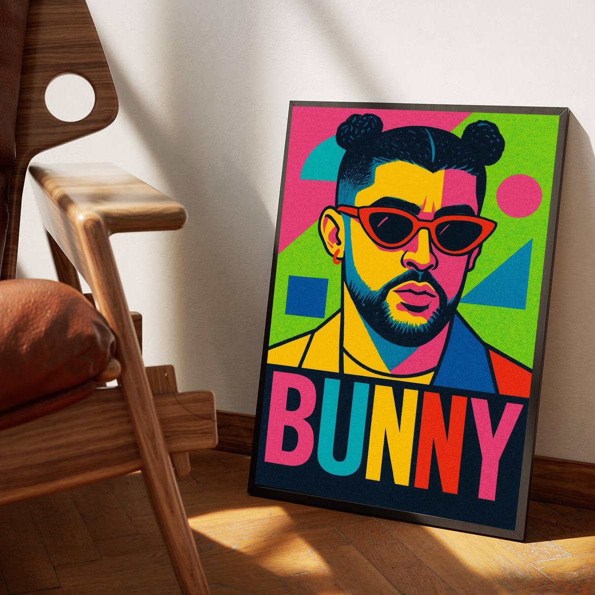 Bad Bunny Text poster sfeerbeeld 3