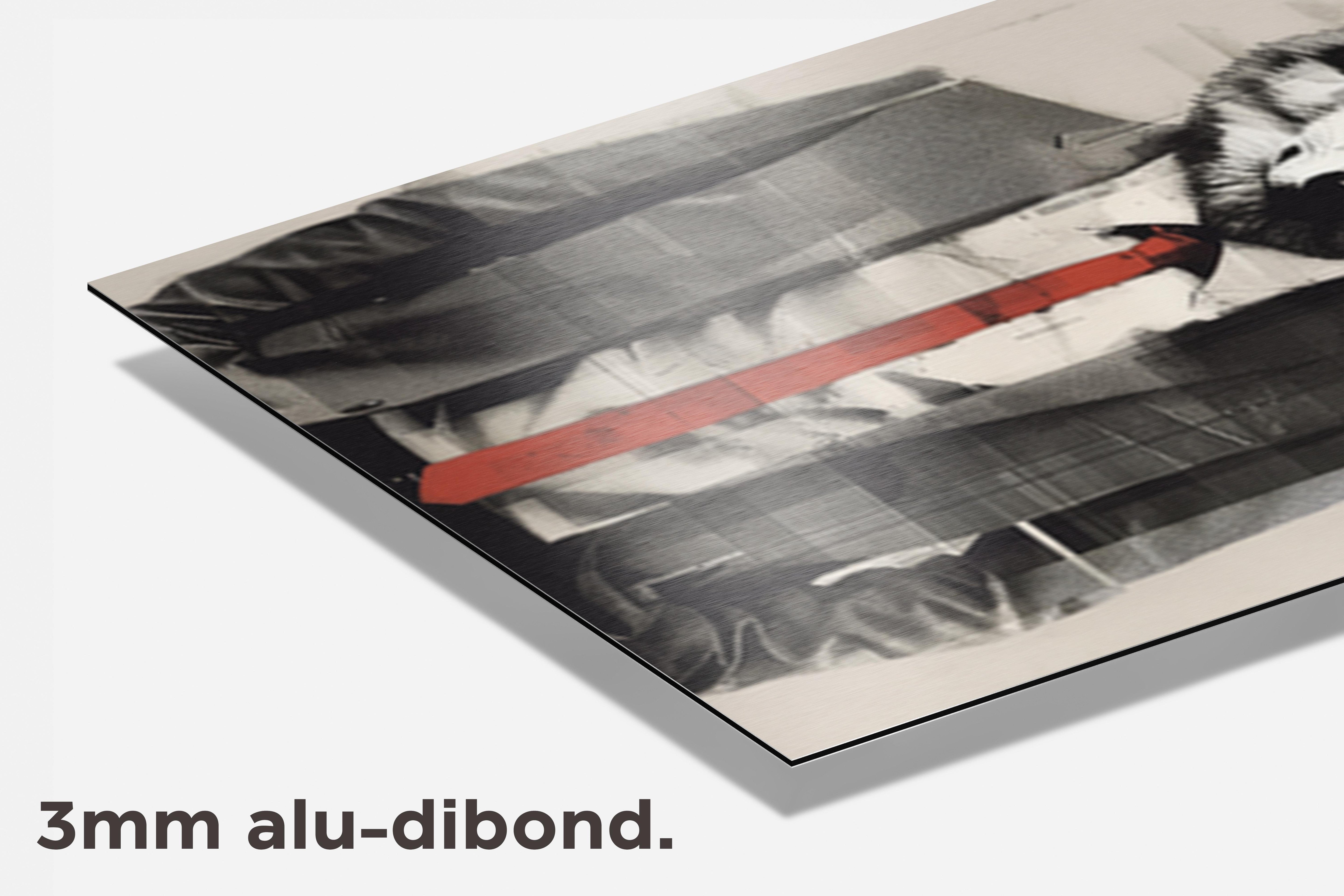 Wolf of Wallstreet dibond detail