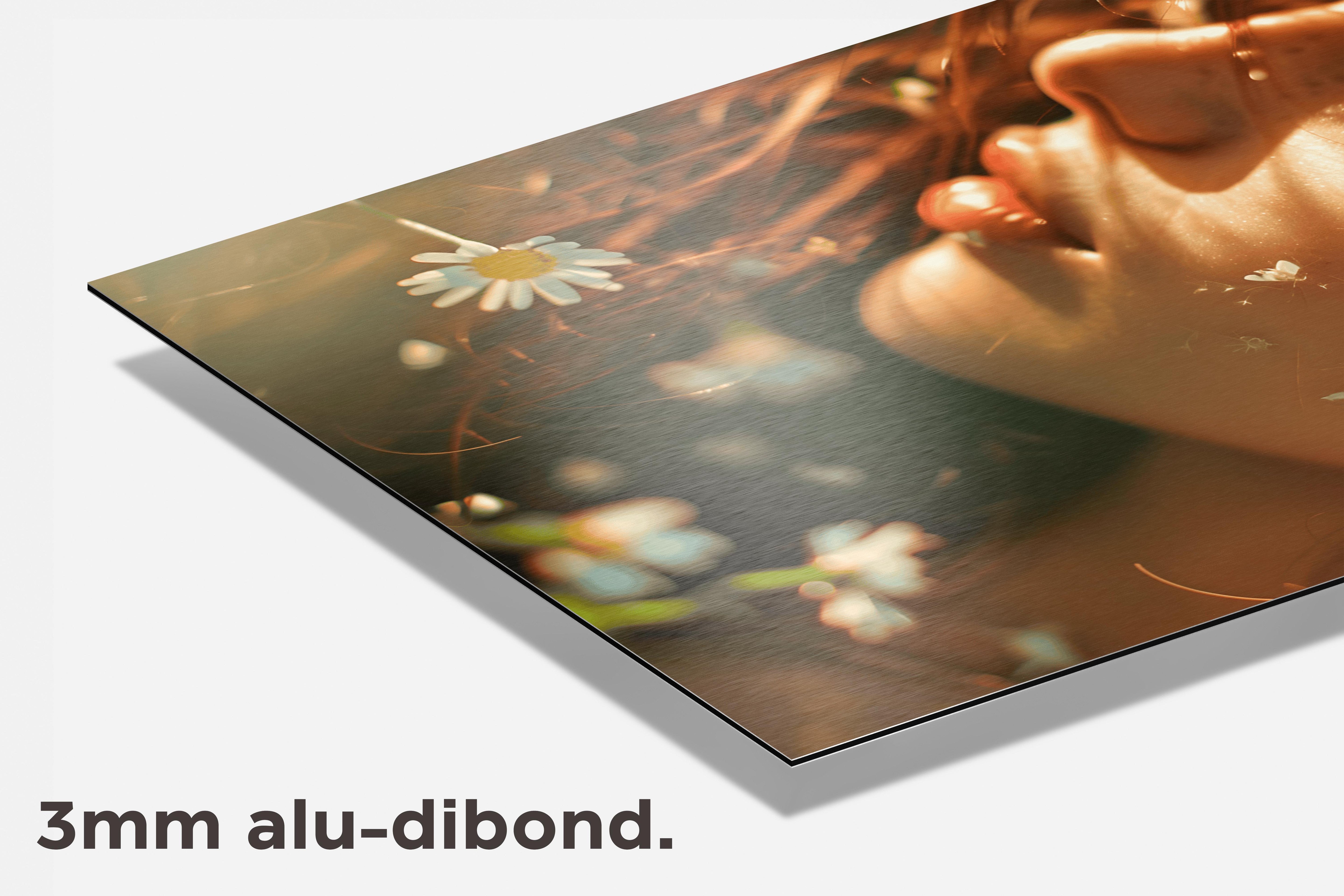 Lente Meisje dibond detail