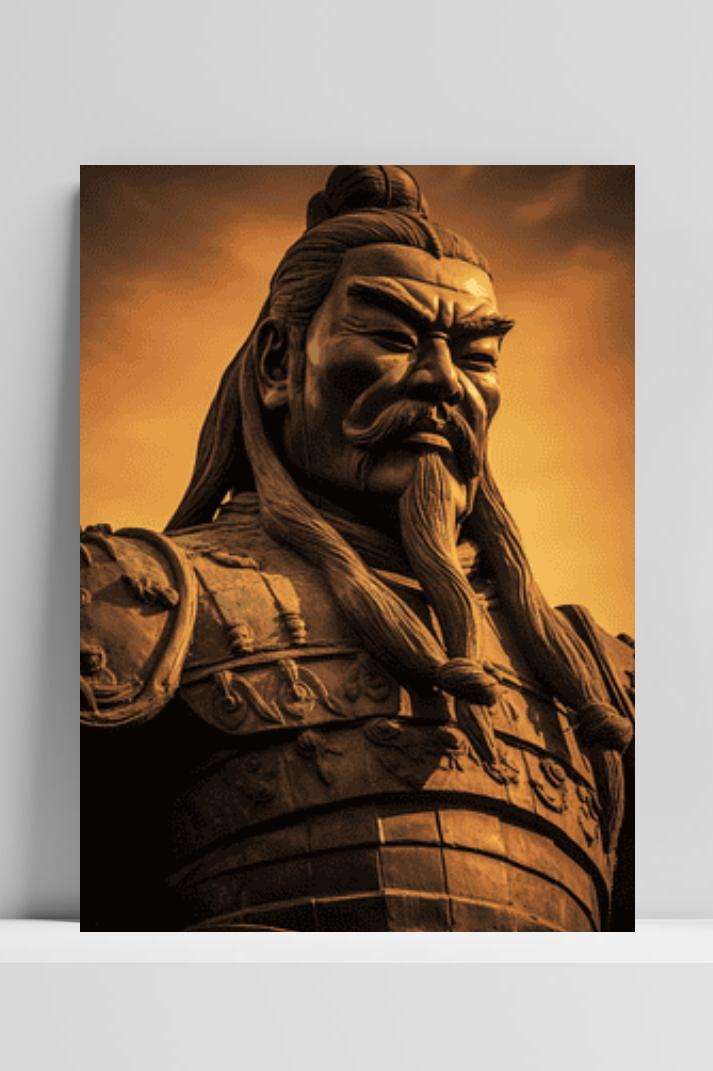 Sun Tzu op 3mm aluminium dibond