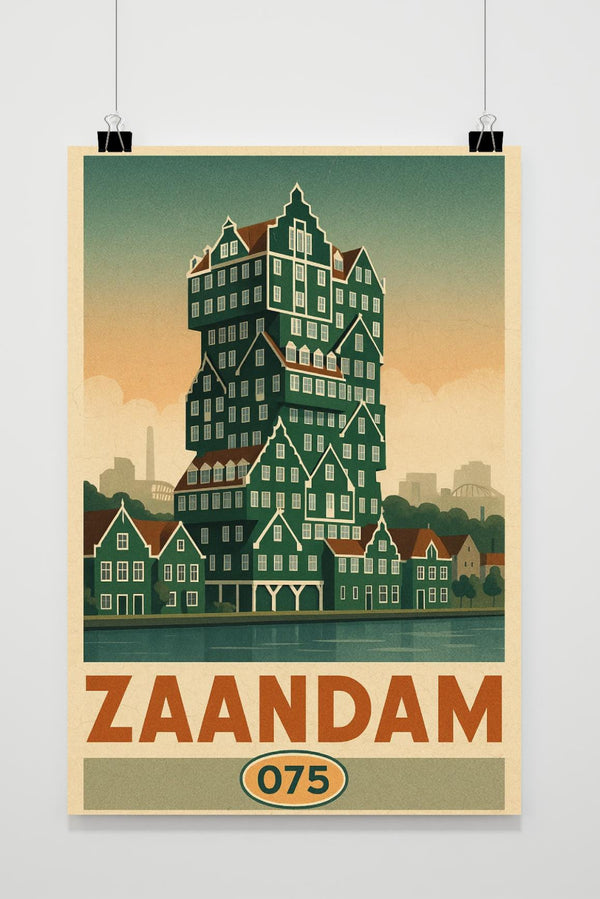 Zaandam Vintage poster
