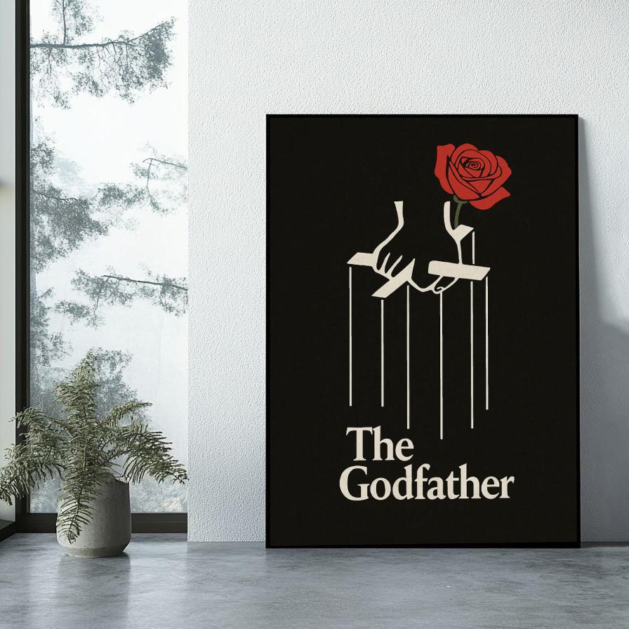 The Godfather Text Logo poster sfeerbeeld 1