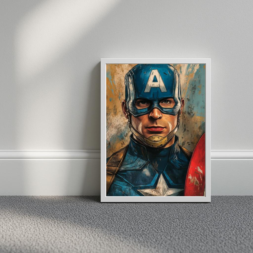 Captain America Marvel poster sfeerbeeld 3