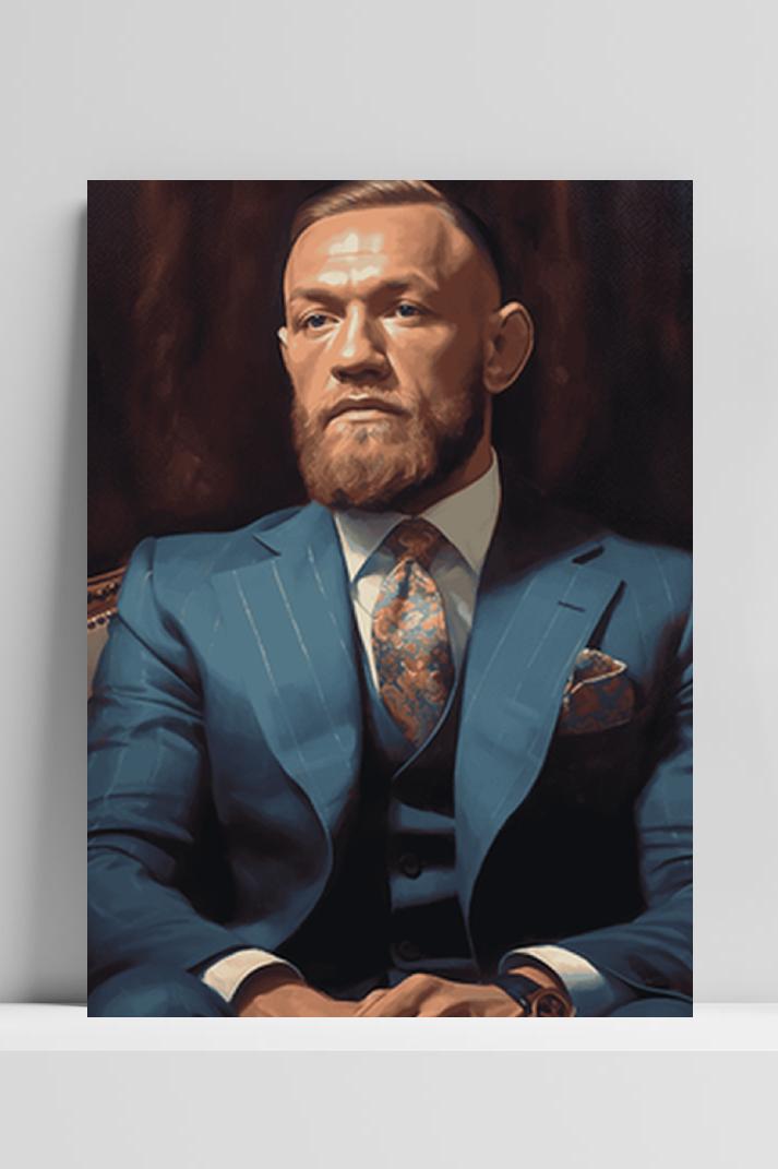 Conor Mcgregor op 3mm aluminium dibond