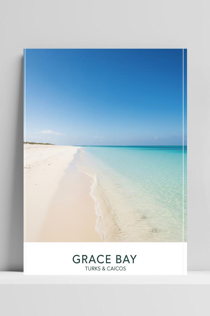 Grace Bay Beach en un interior