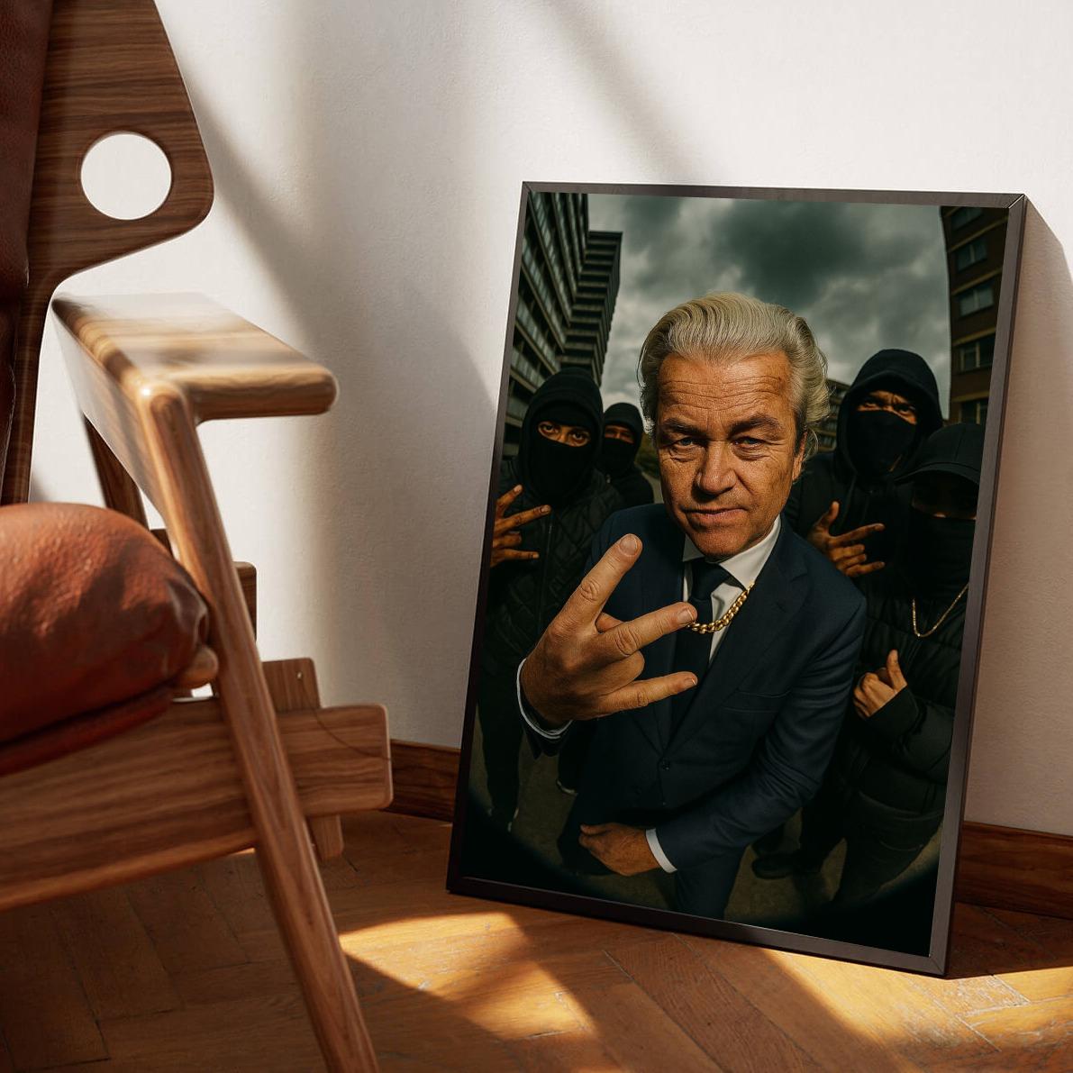 Geert Wilders poster sfeerbeeld 3