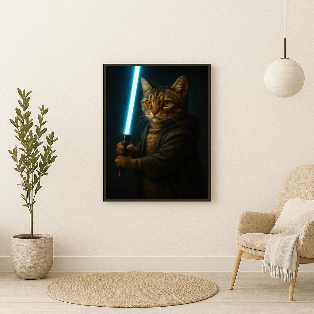 Cat Lightsaber poster sfeerbeeld 2