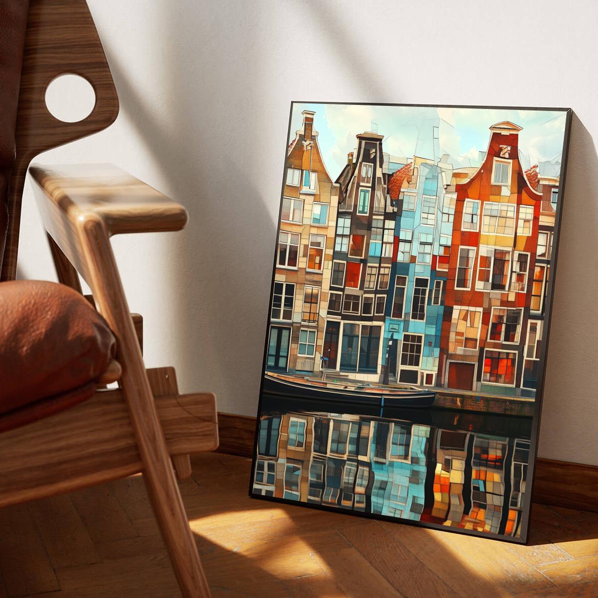 Amsterdam Geometric poster sfeerbeeld 1