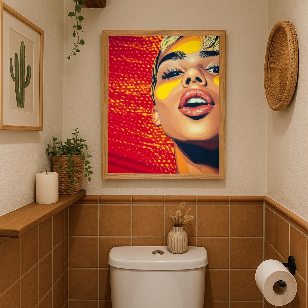 Portrait Pop Art poster sfeerbeeld 2