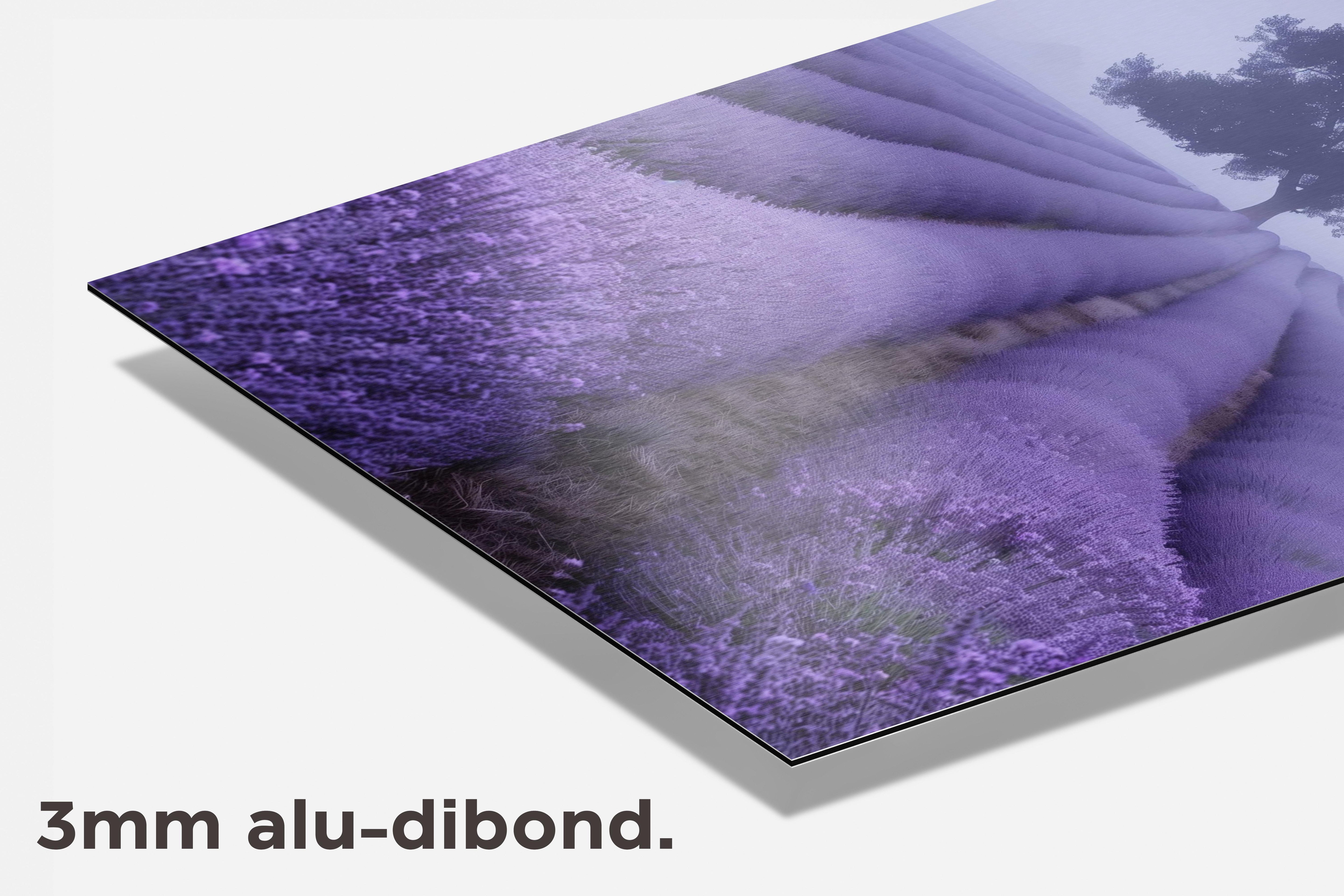 Lavendel Mist dibond detail