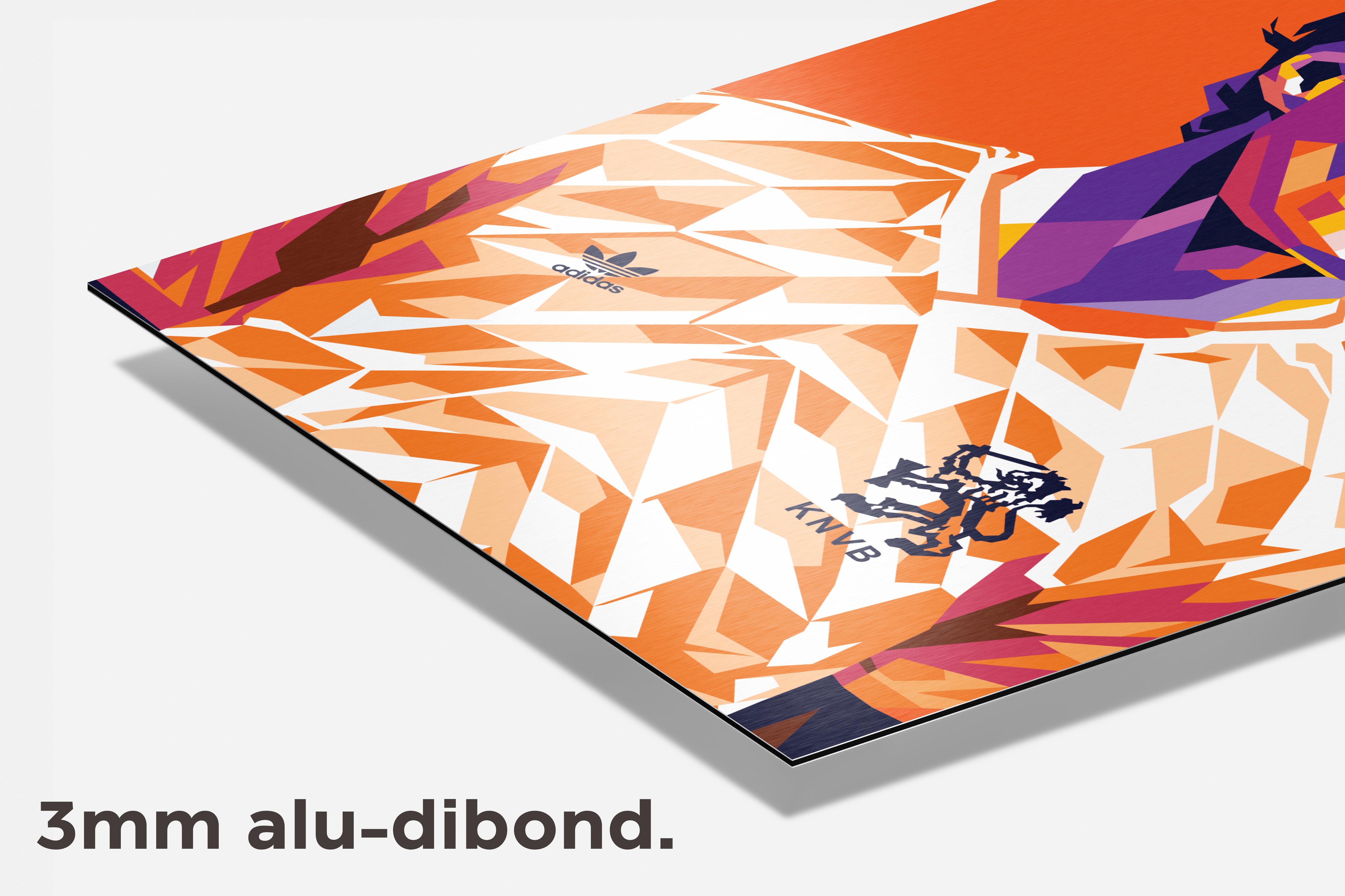 Marco van Basten dibond detail