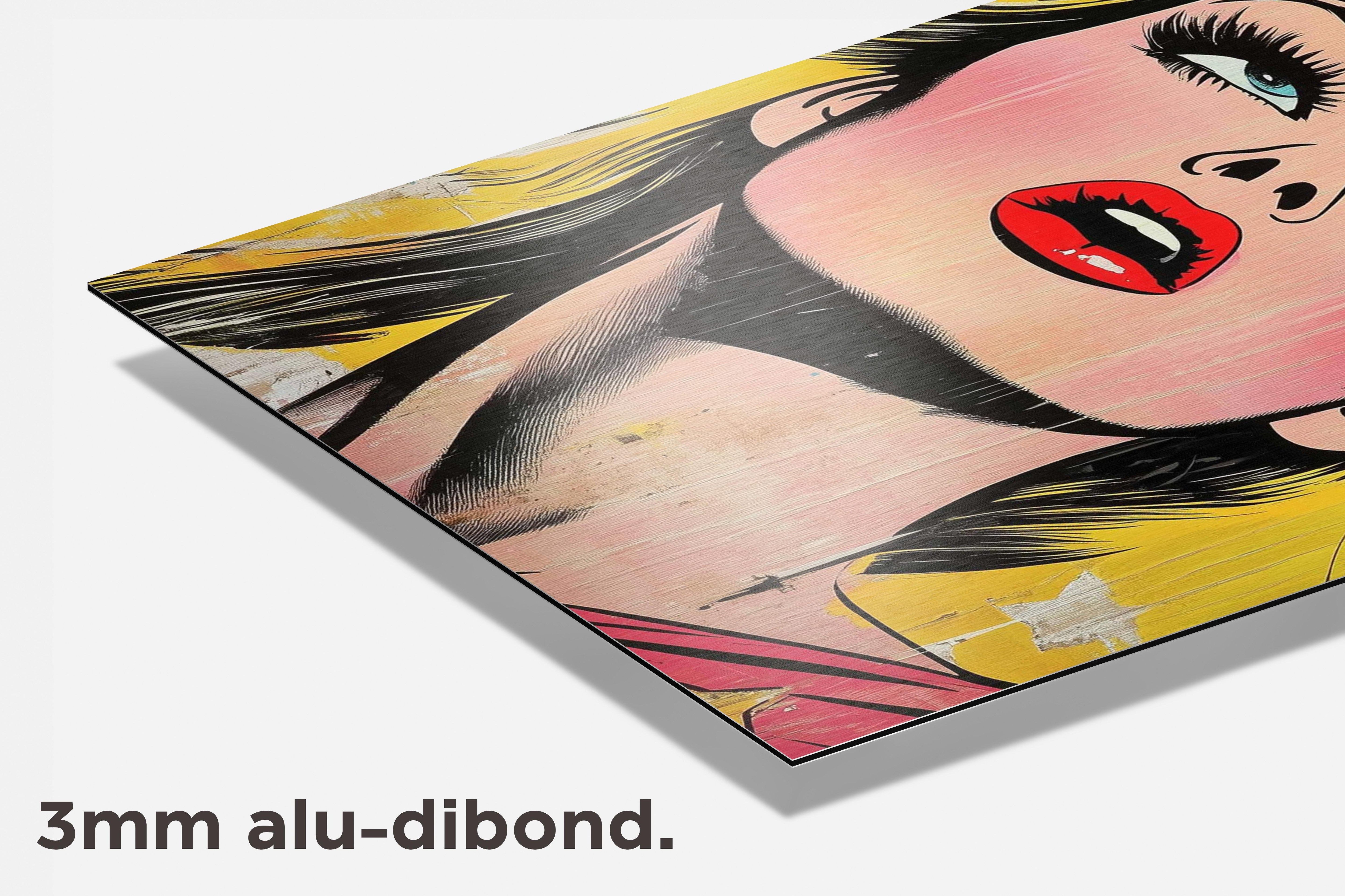 Wonder Woman dibond detail