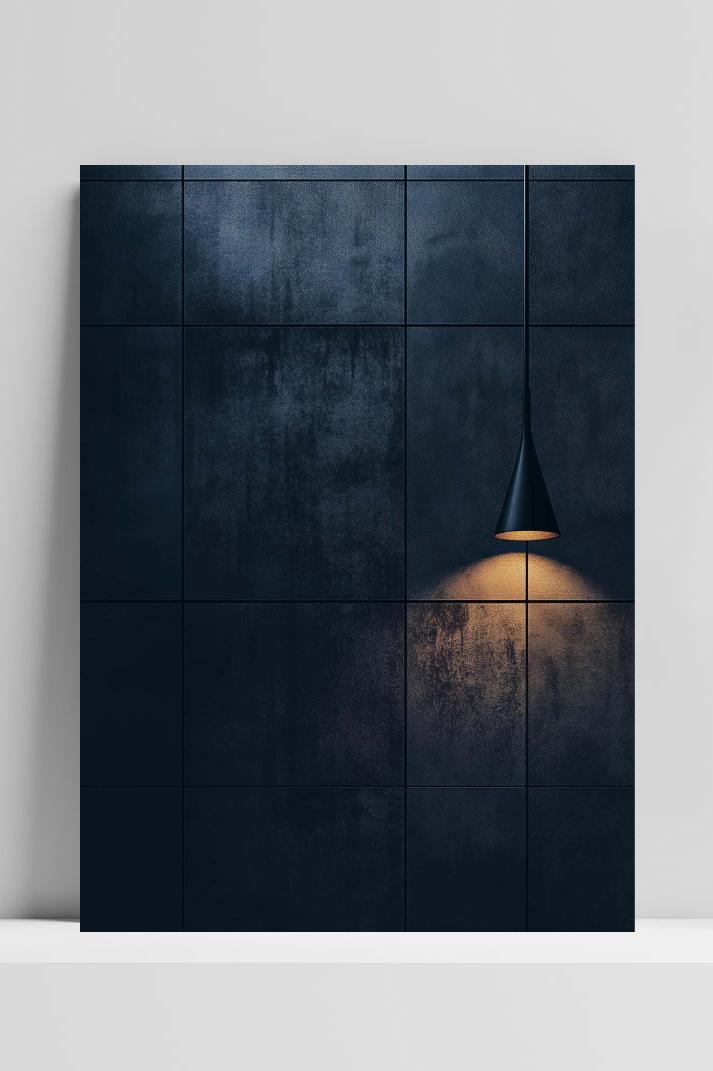 Light Wall Minimalist op 3mm aluminium dibond