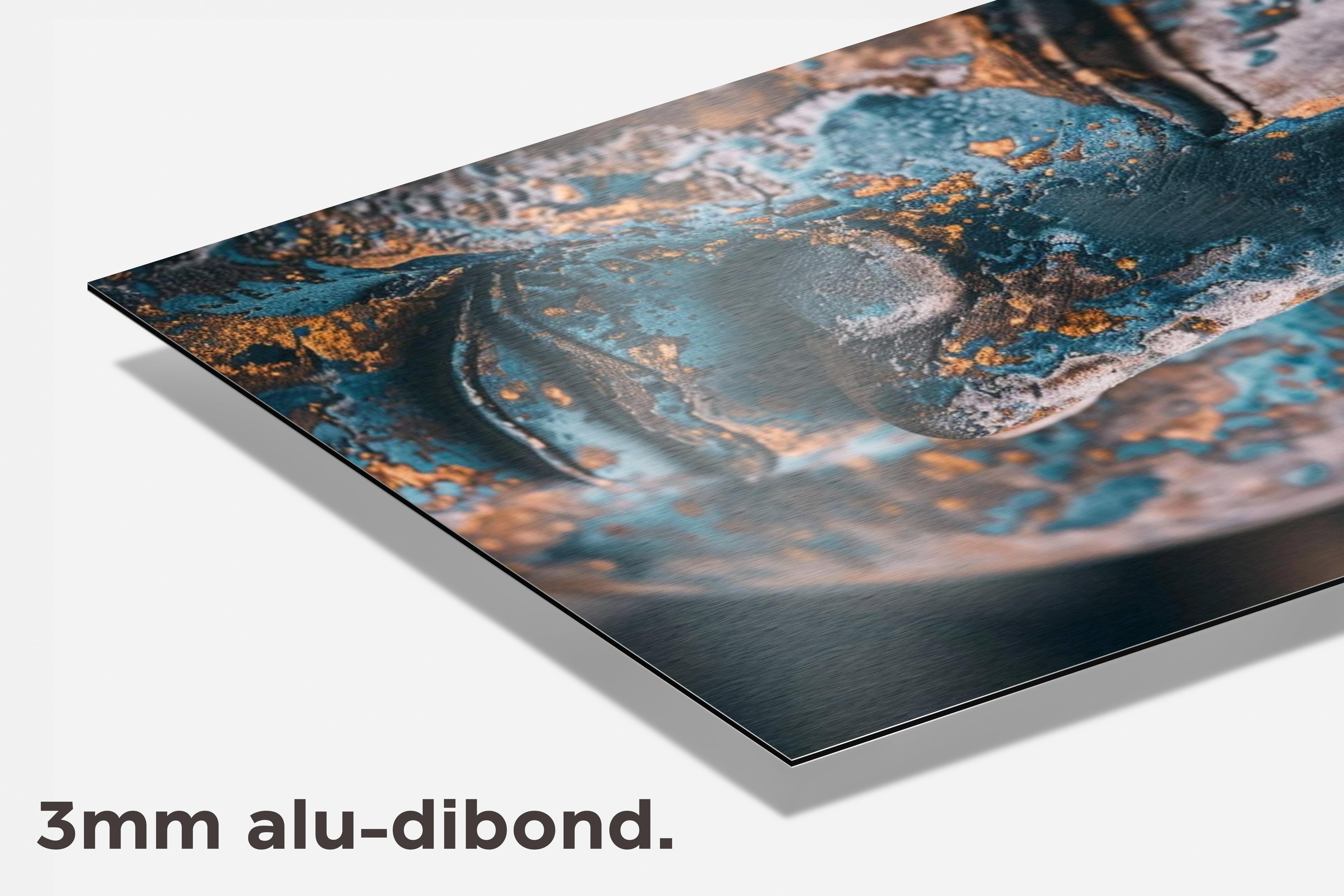 Boeddhabeeld dibond detail