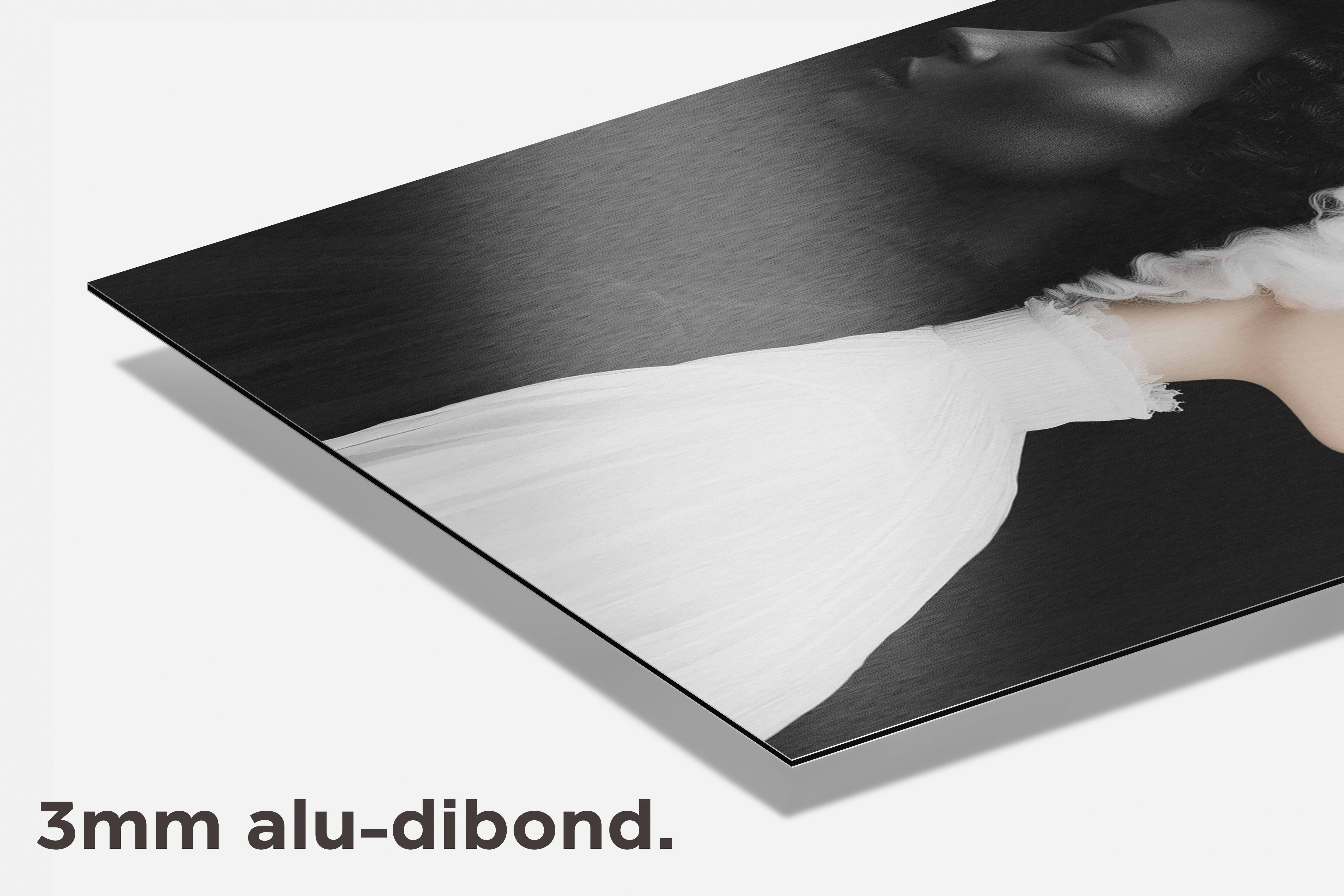 Vrouwen Zwart-Wit dibond detail