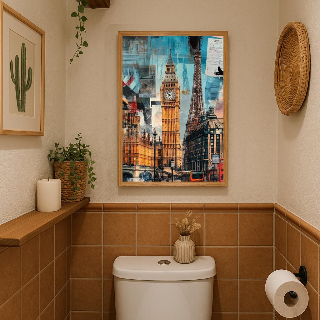Europe Landmarks Collage poster sfeerbeeld 3