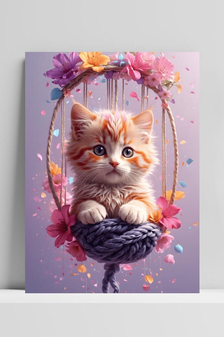 Poes Touw op 3mm aluminium dibond