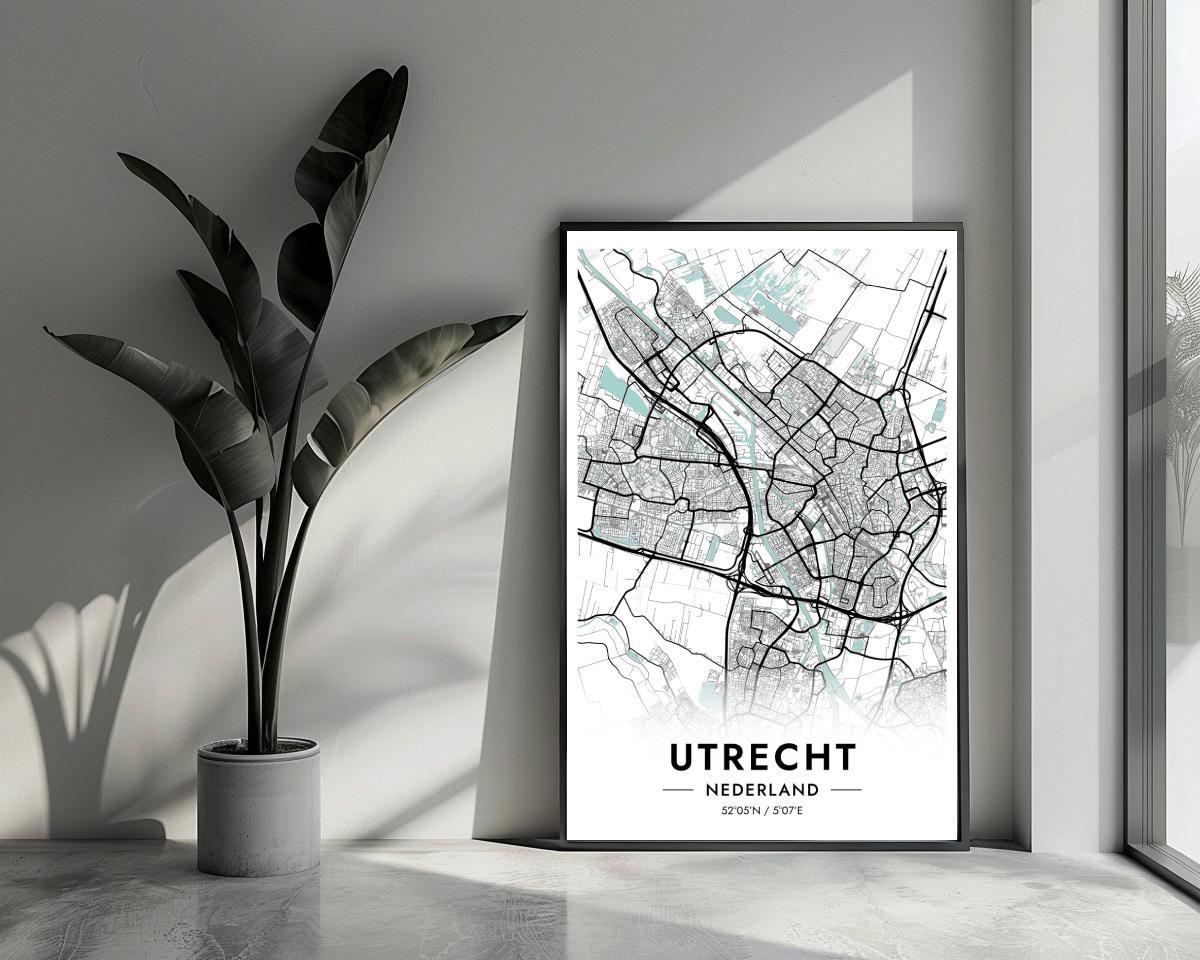 Utrecht Blauw poster van 25 Artstreet