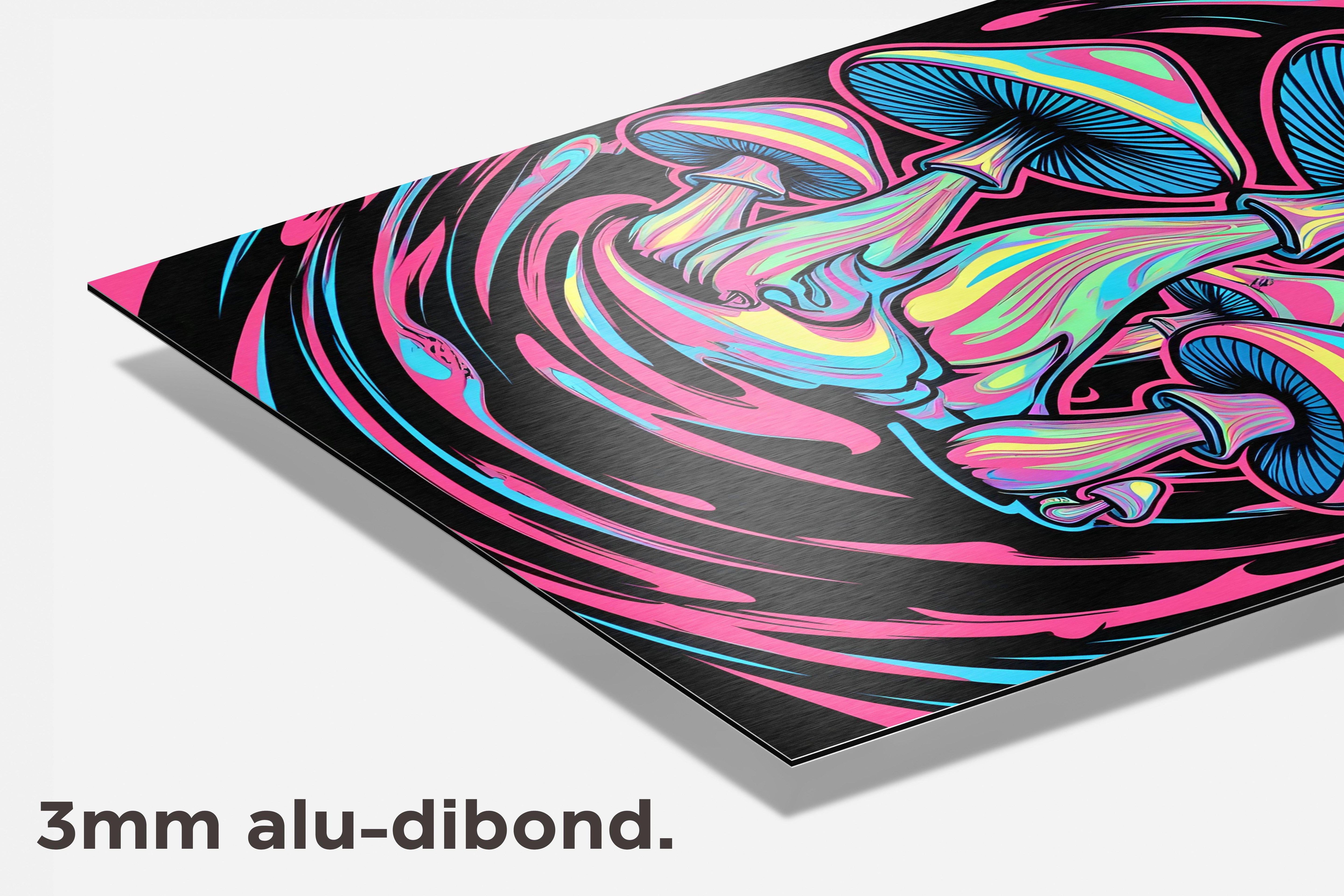 Trip Paddenstoel Krul dibond detail