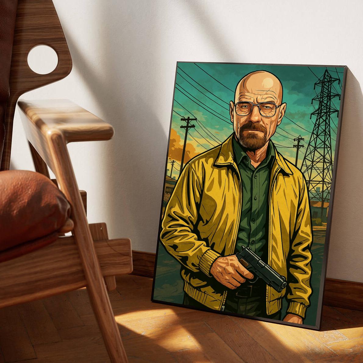 Walter White Breaking Bad poster sfeerbeeld 1