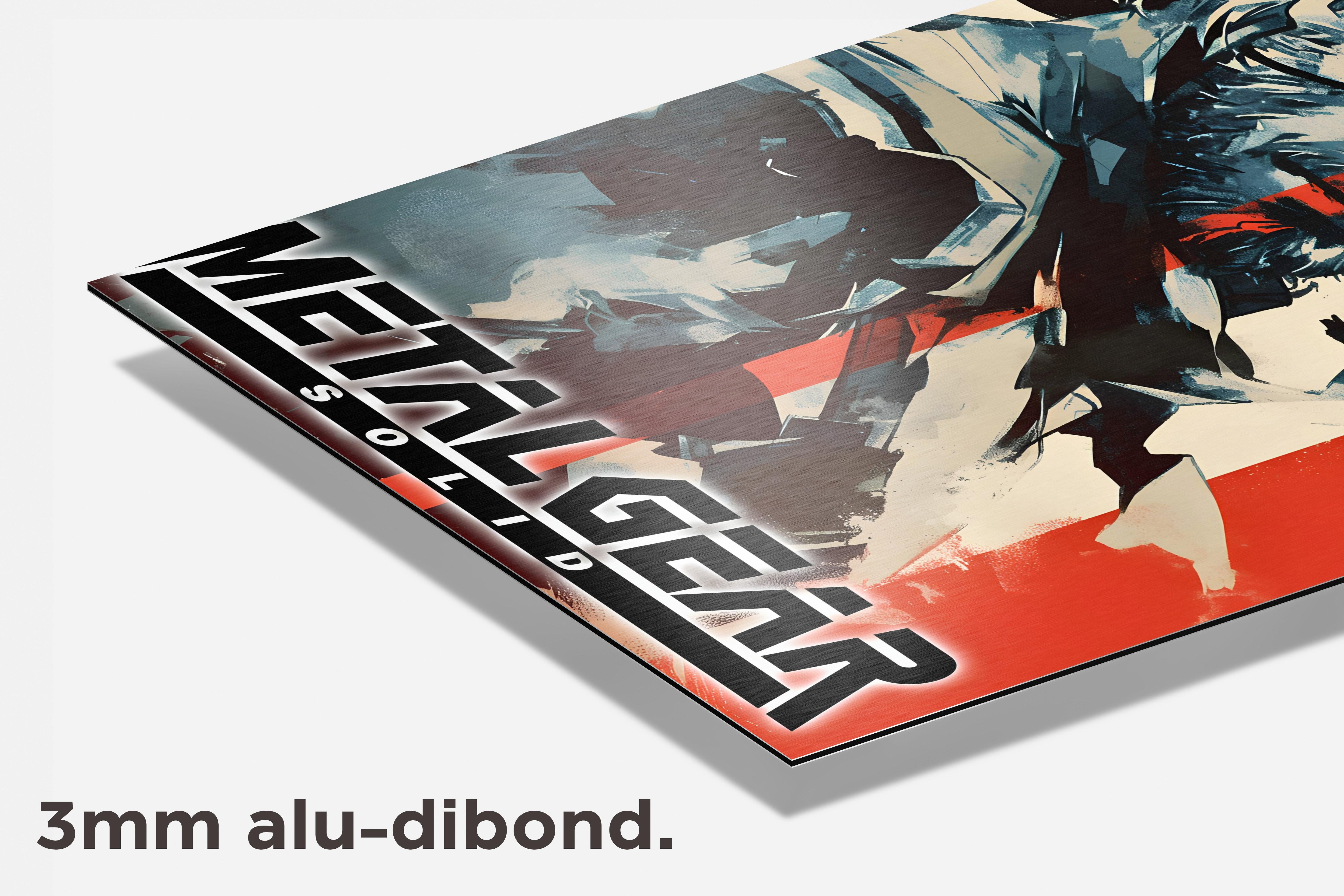 Metal Gear Solid dibond detail