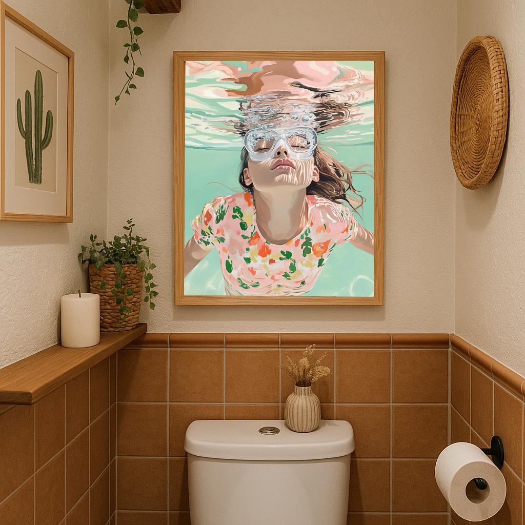 Girl Swimming poster sfeerbeeld 2