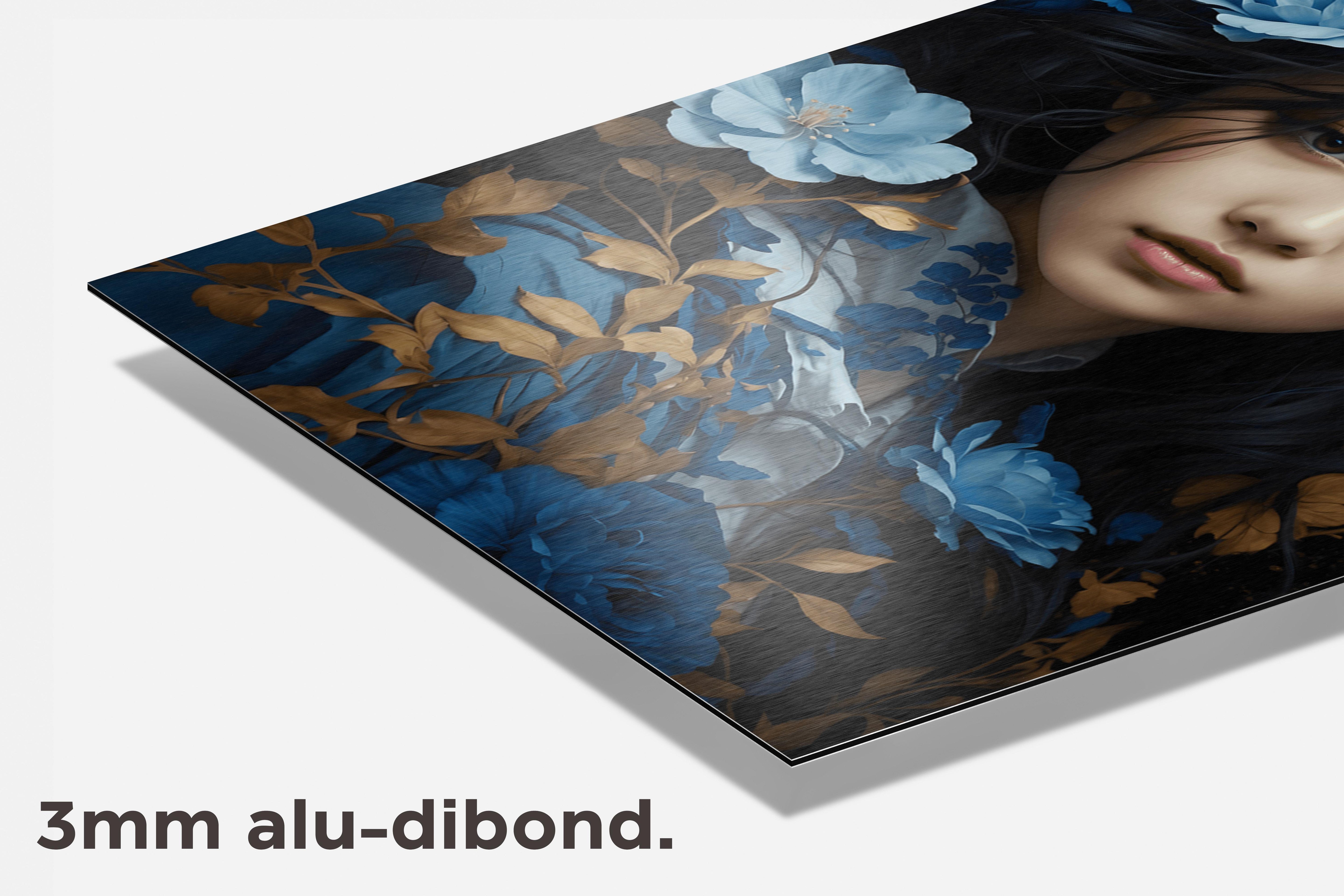 Aziatisch Goud dibond detail